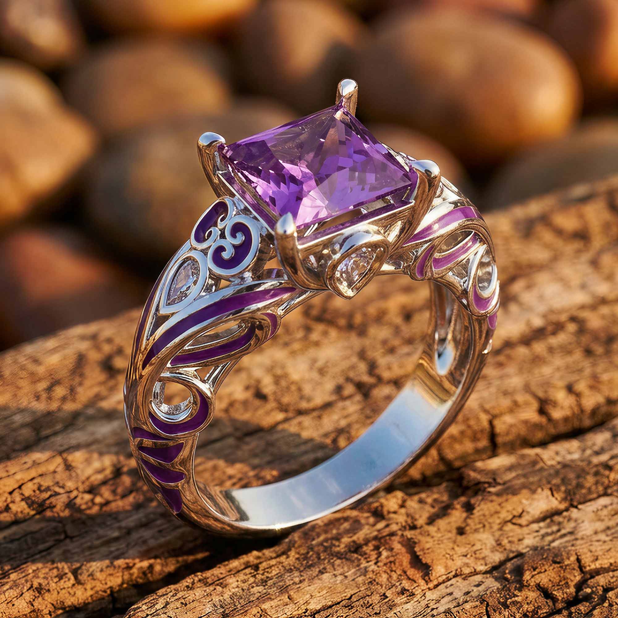 Rosemary's Loyalty Ring - Amethyst