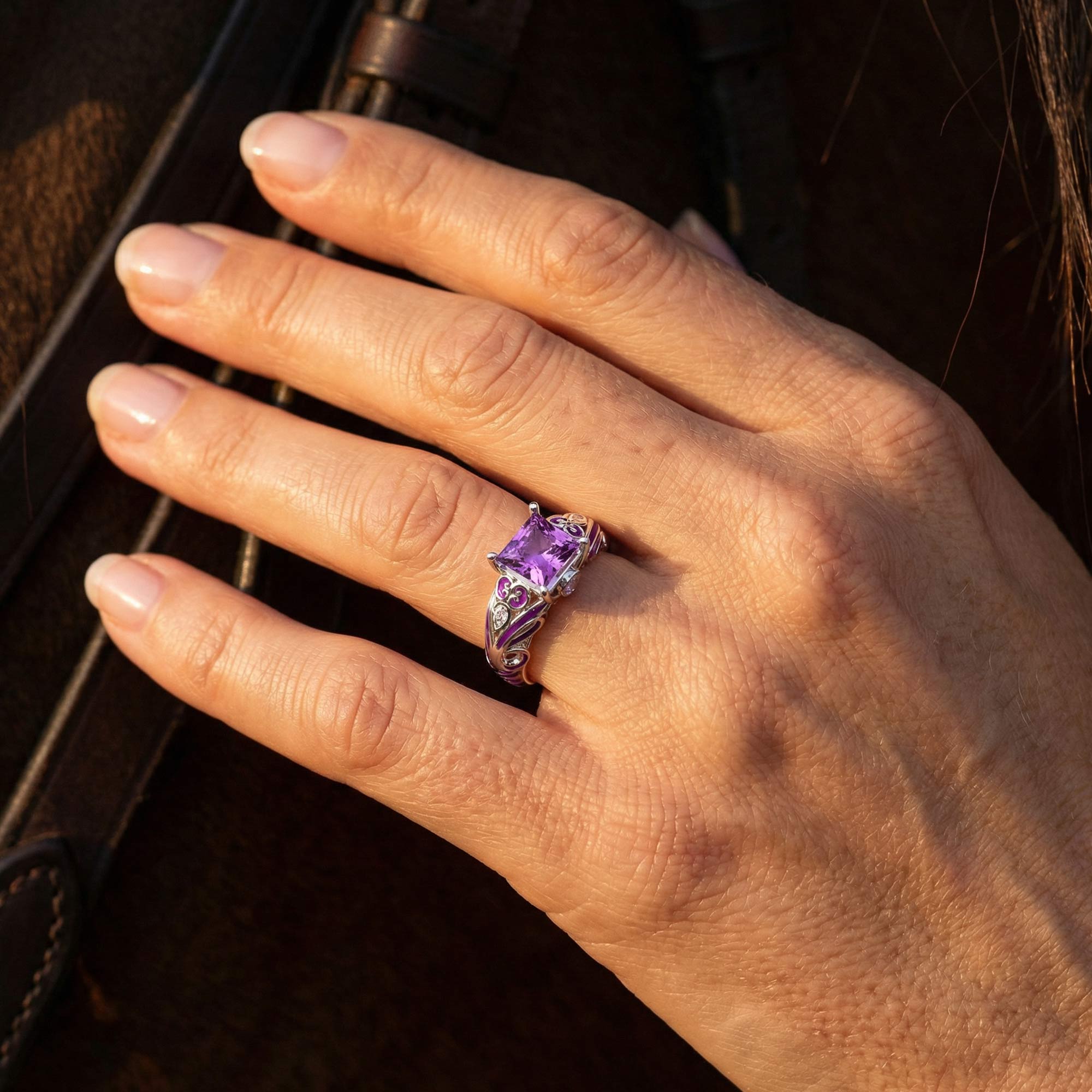 Rosemary's Loyalty Ring - Amethyst