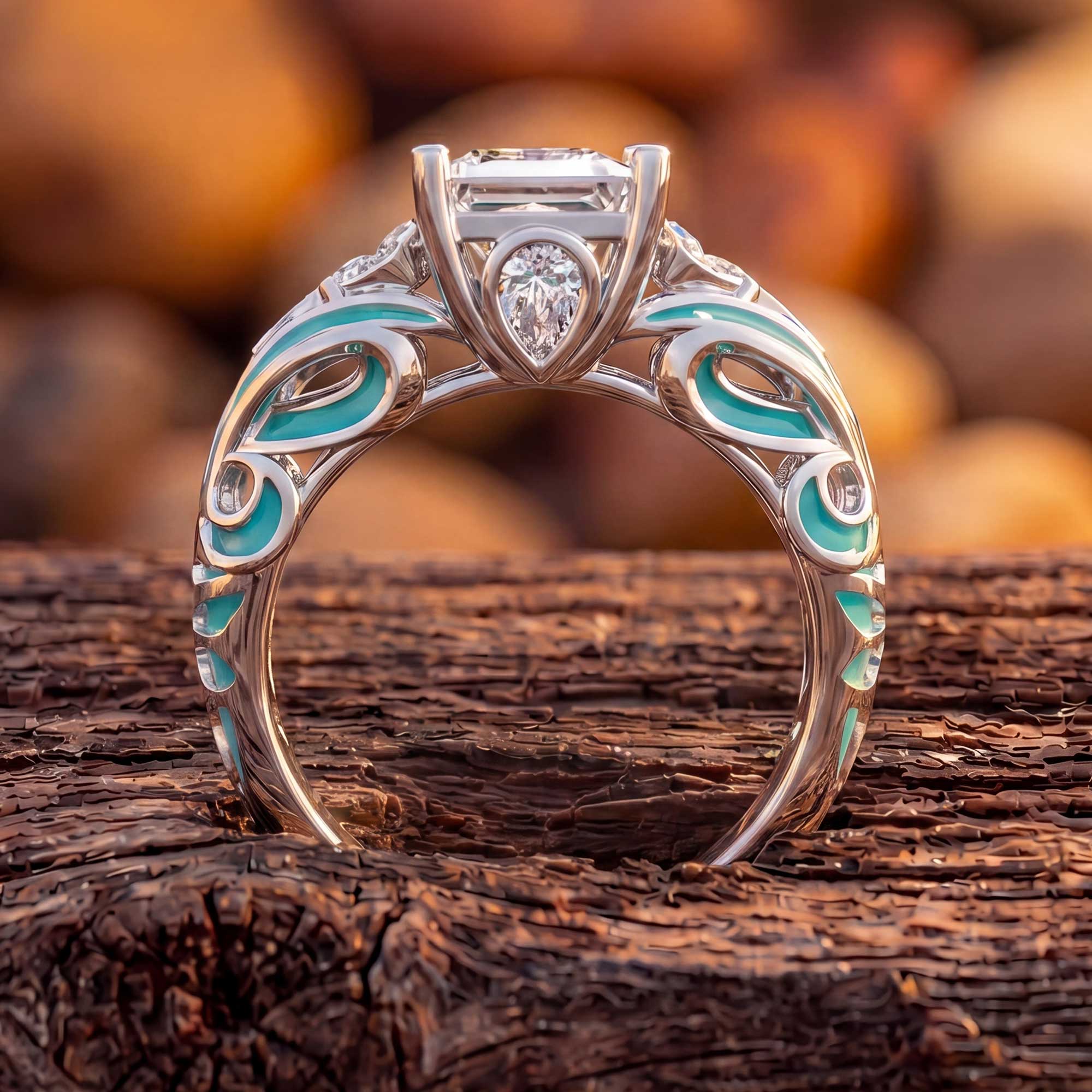 Rosemary's Loyalty Ring - Moissanite