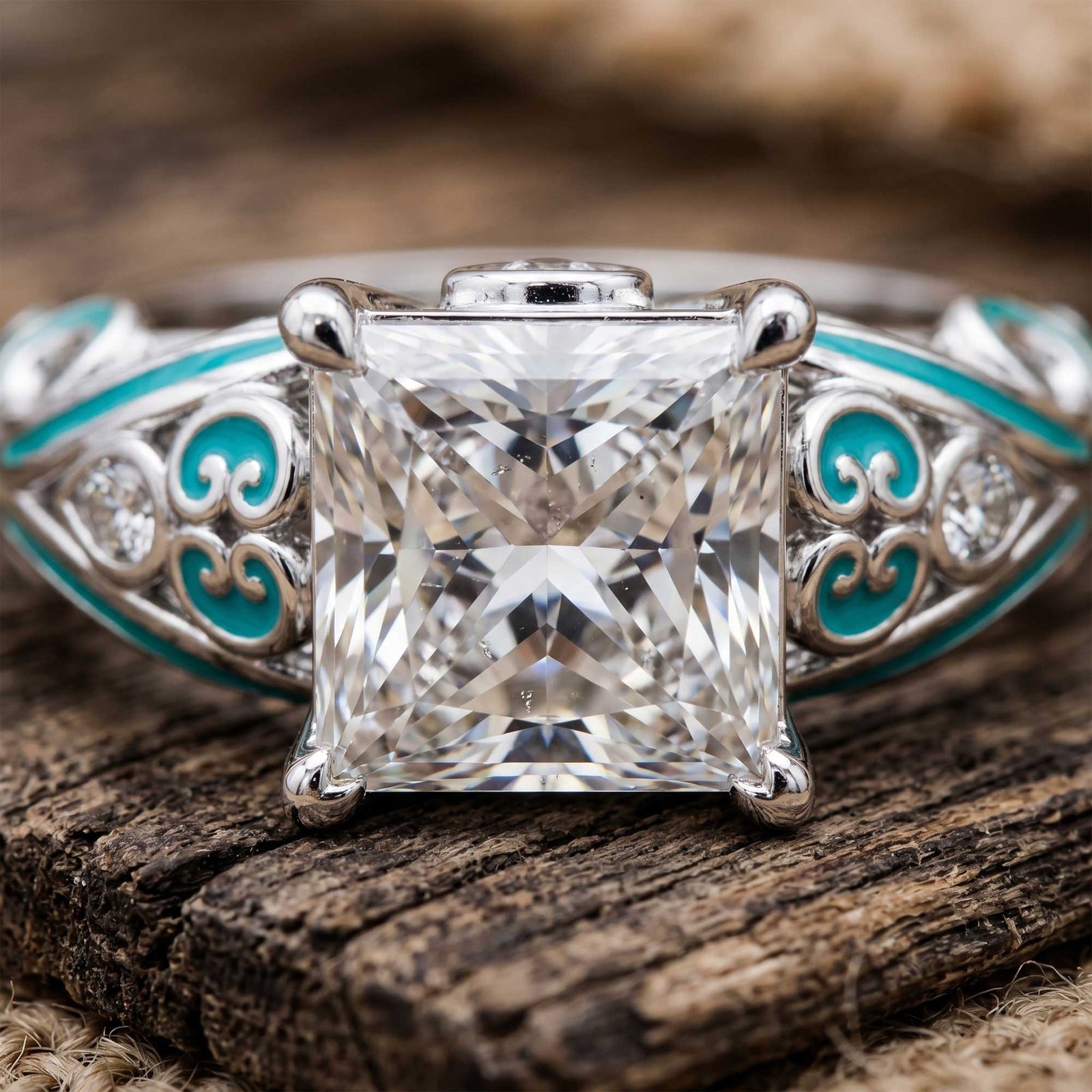 Rosemary's Loyalty Ring - Moissanite