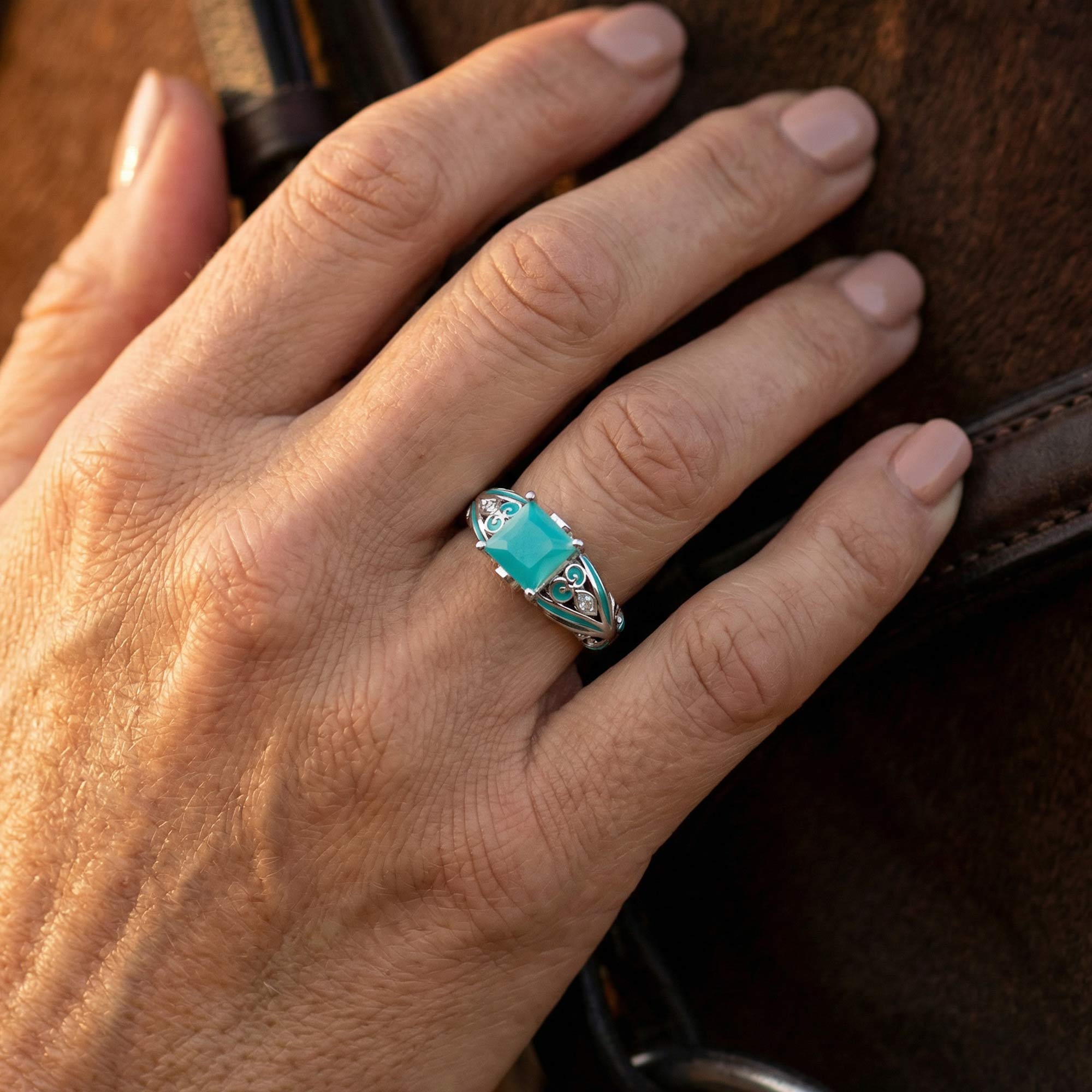 Rosemary's Loyalty Ring - Turquoise