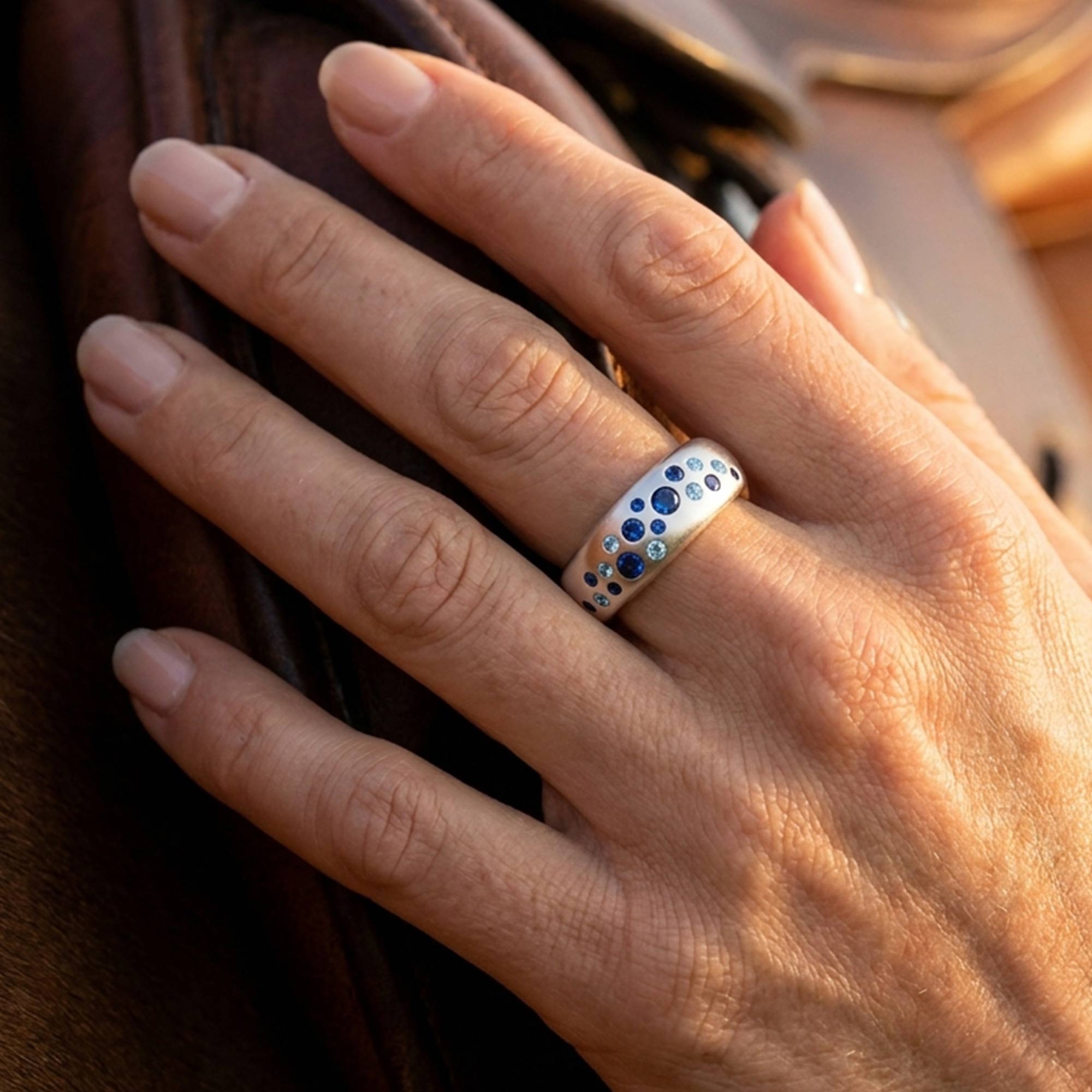 Seafoam Symphony Ring