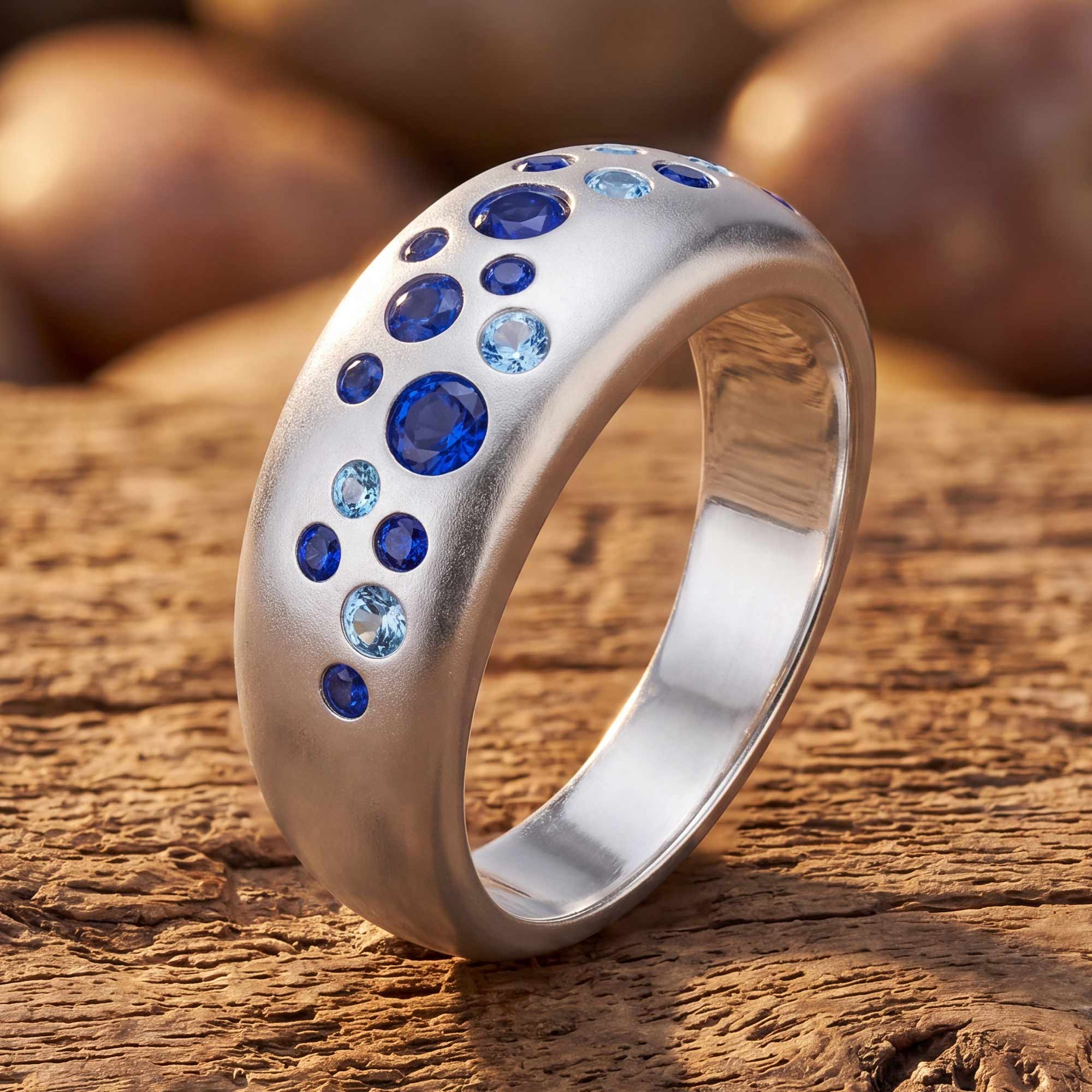 Seafoam Symphony Ring