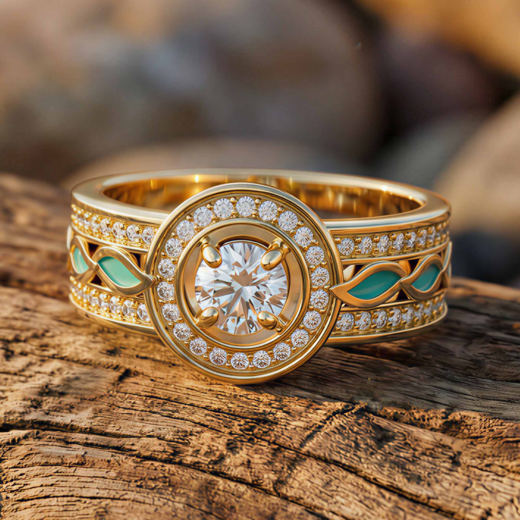 Shining Rodeo Ring - Moissanite