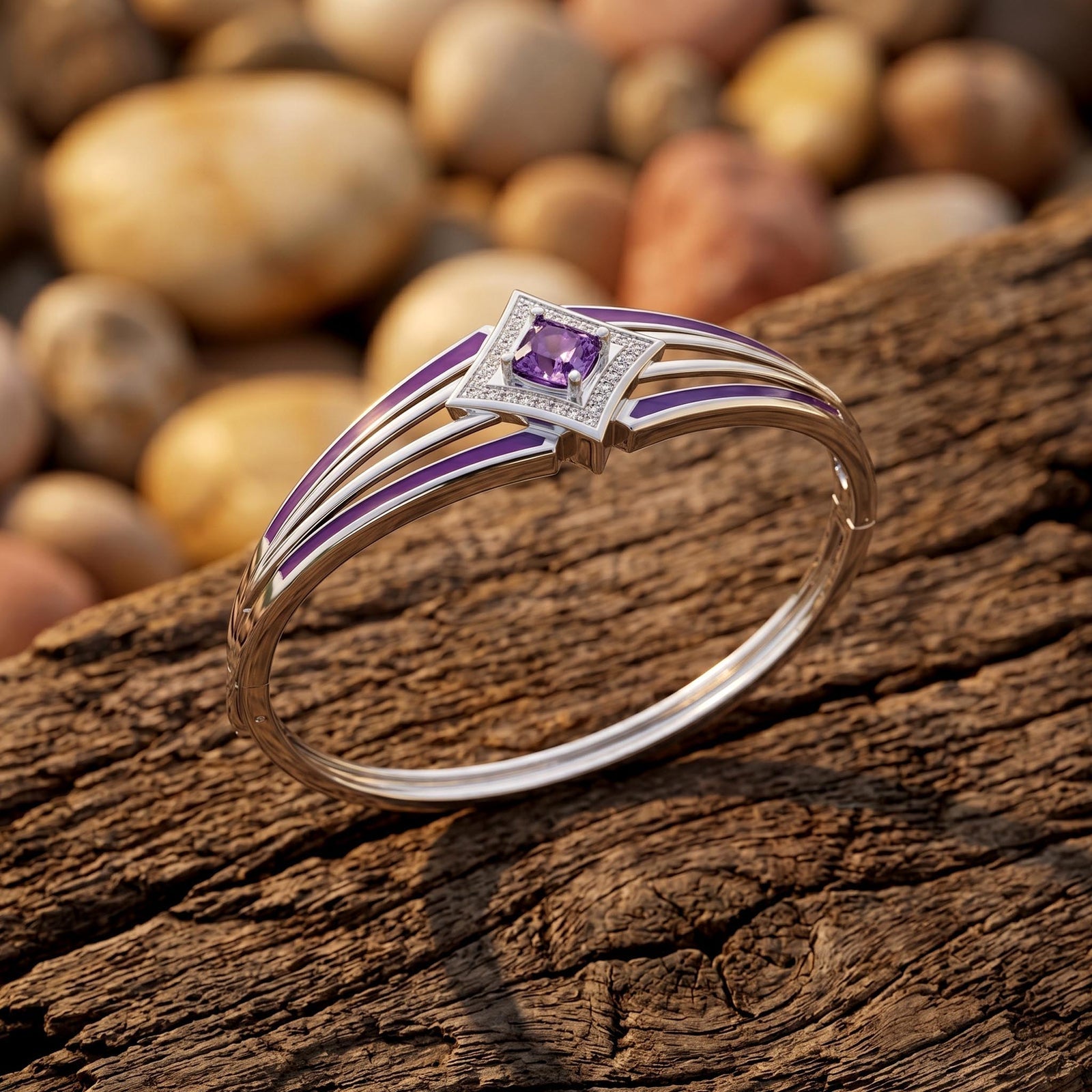 Soulful Waters Bracelet - Amethyst