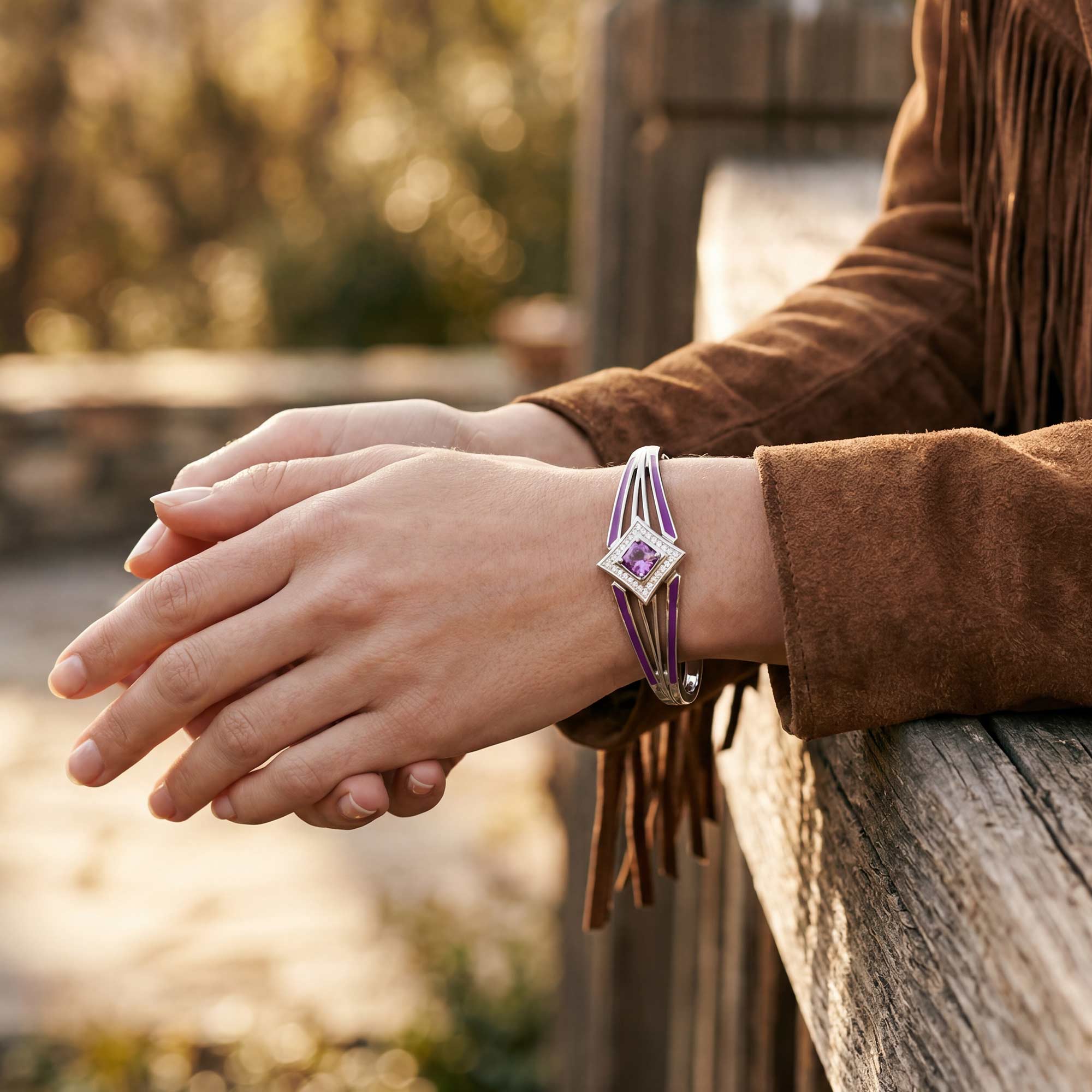 Soulful Waters Bracelet - Amethyst