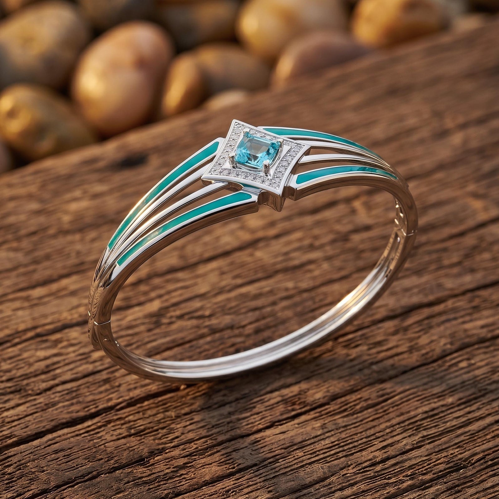 Soulful Waters Bracelet - Aquamarine