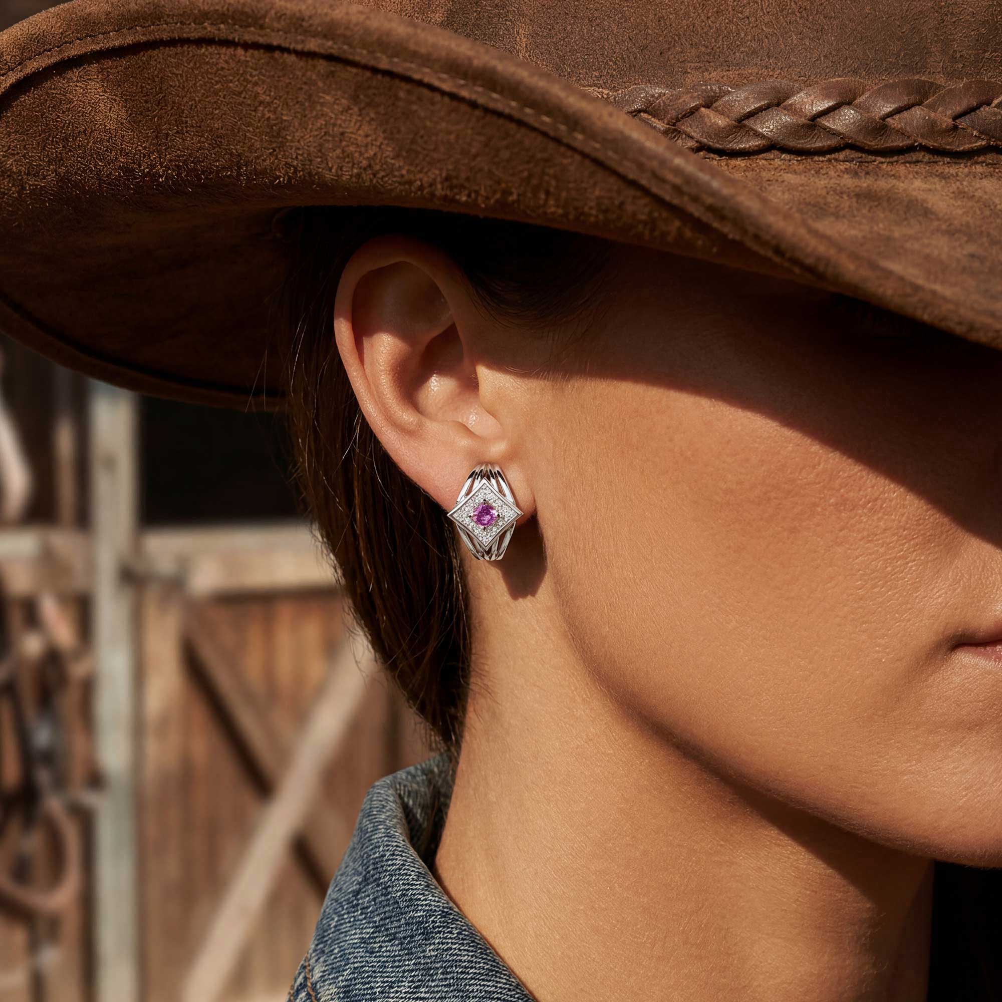 Soulful Waters Earrings - Amethyst