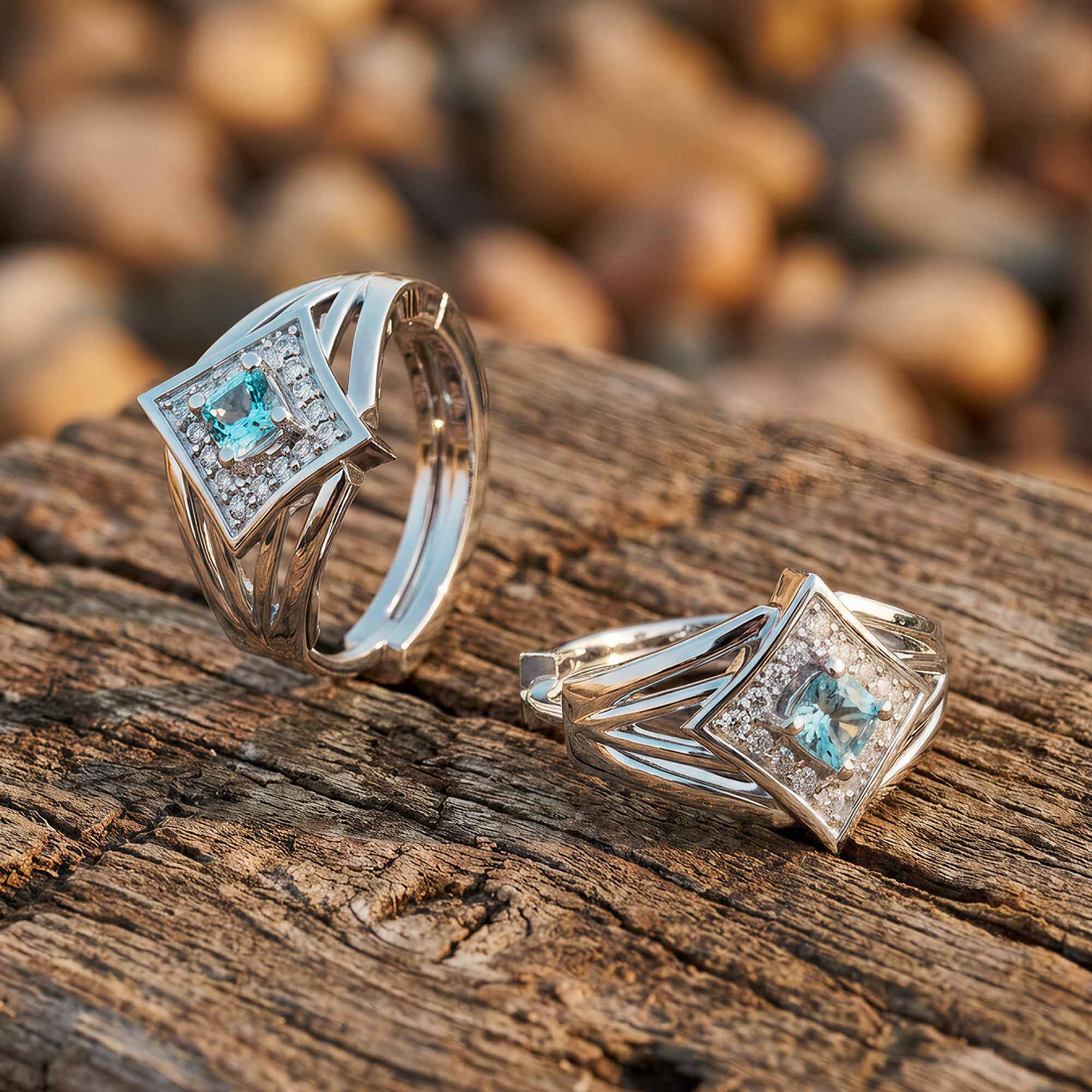 Soulful Waters Earrings - Aquamarine