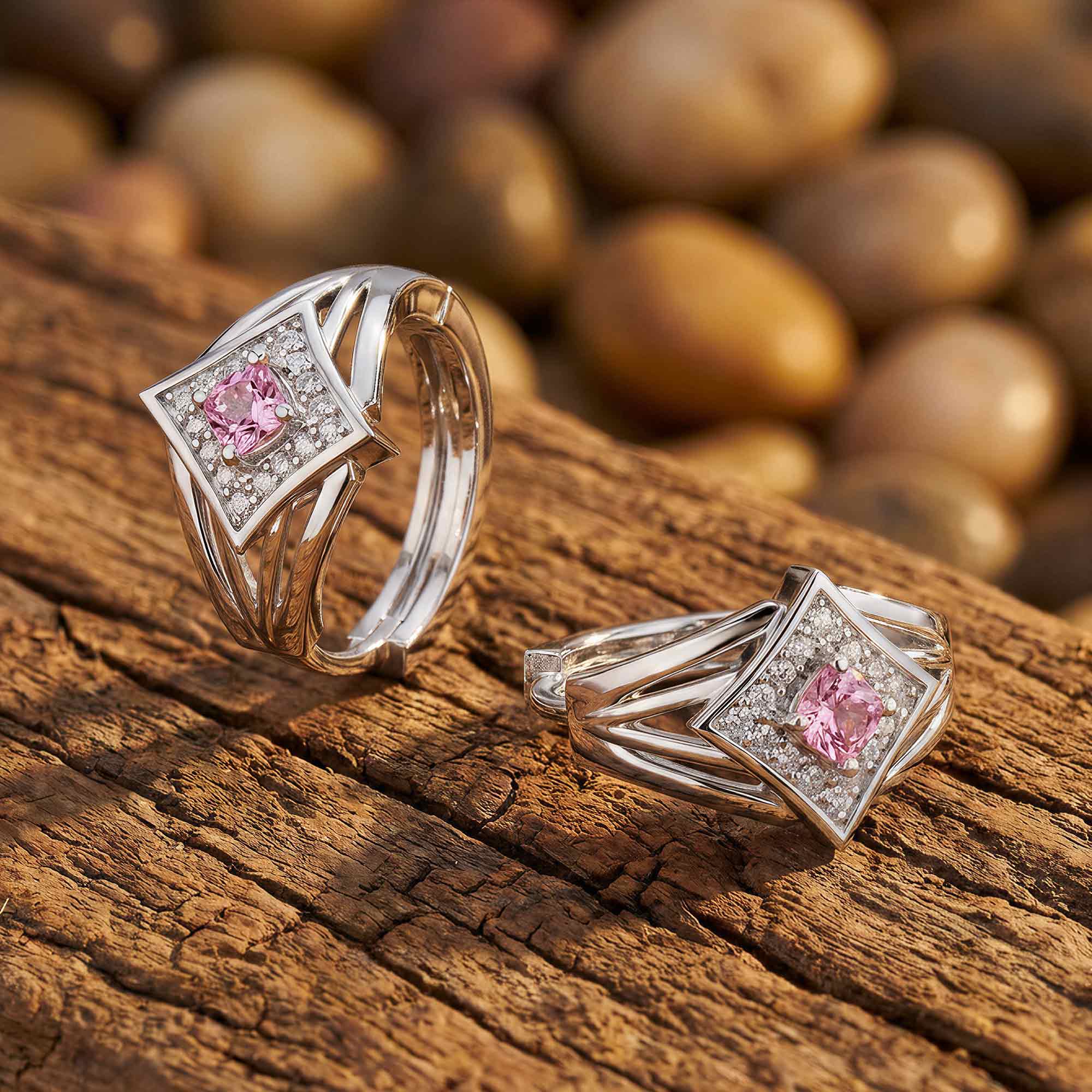 Soulful Waters Earrings - Rose Quartz