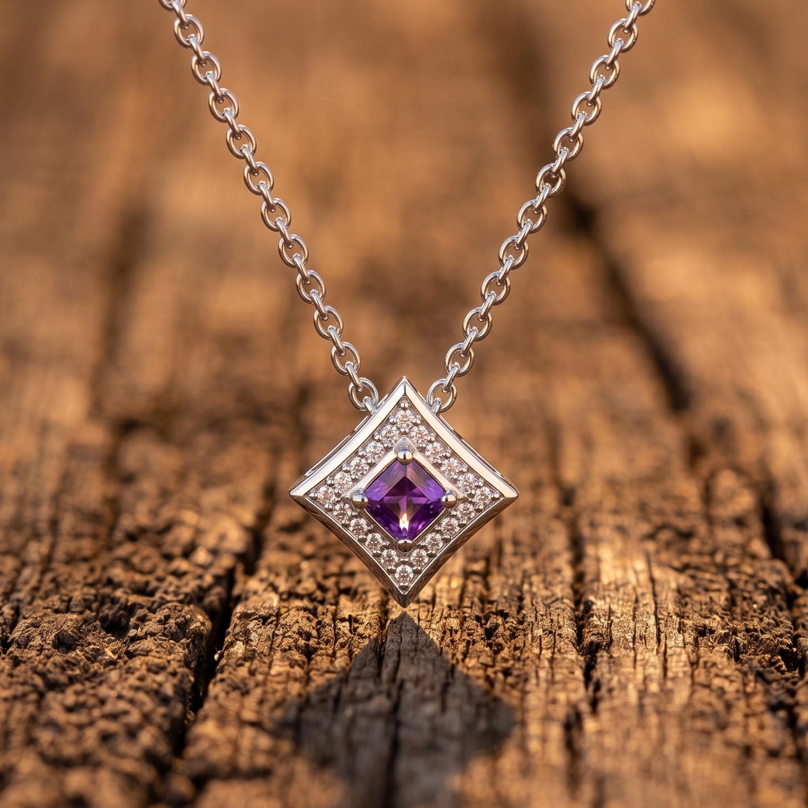 Soulful Waters Necklace - Amethyst
