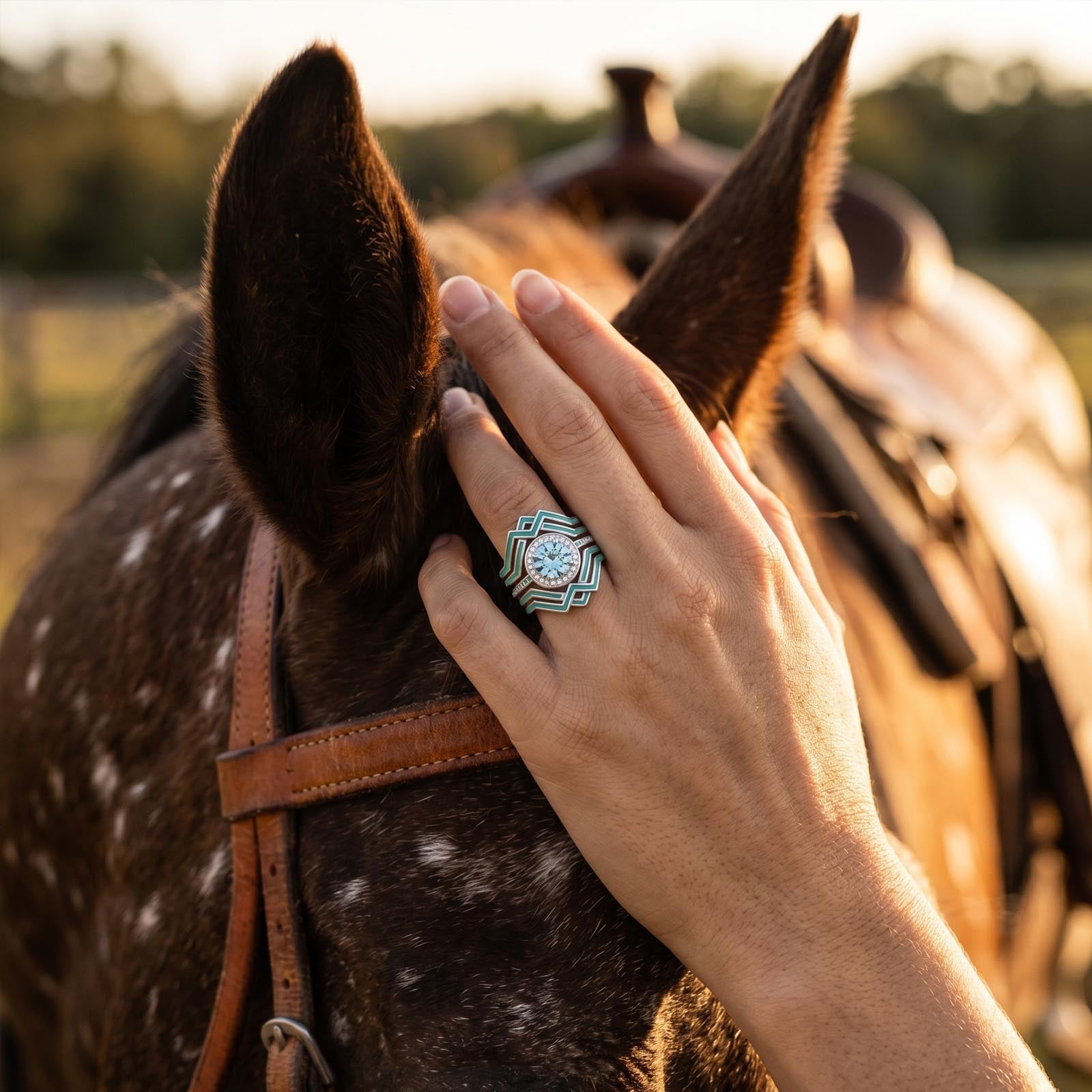 Starlit Mesa Ring - Aquamarine