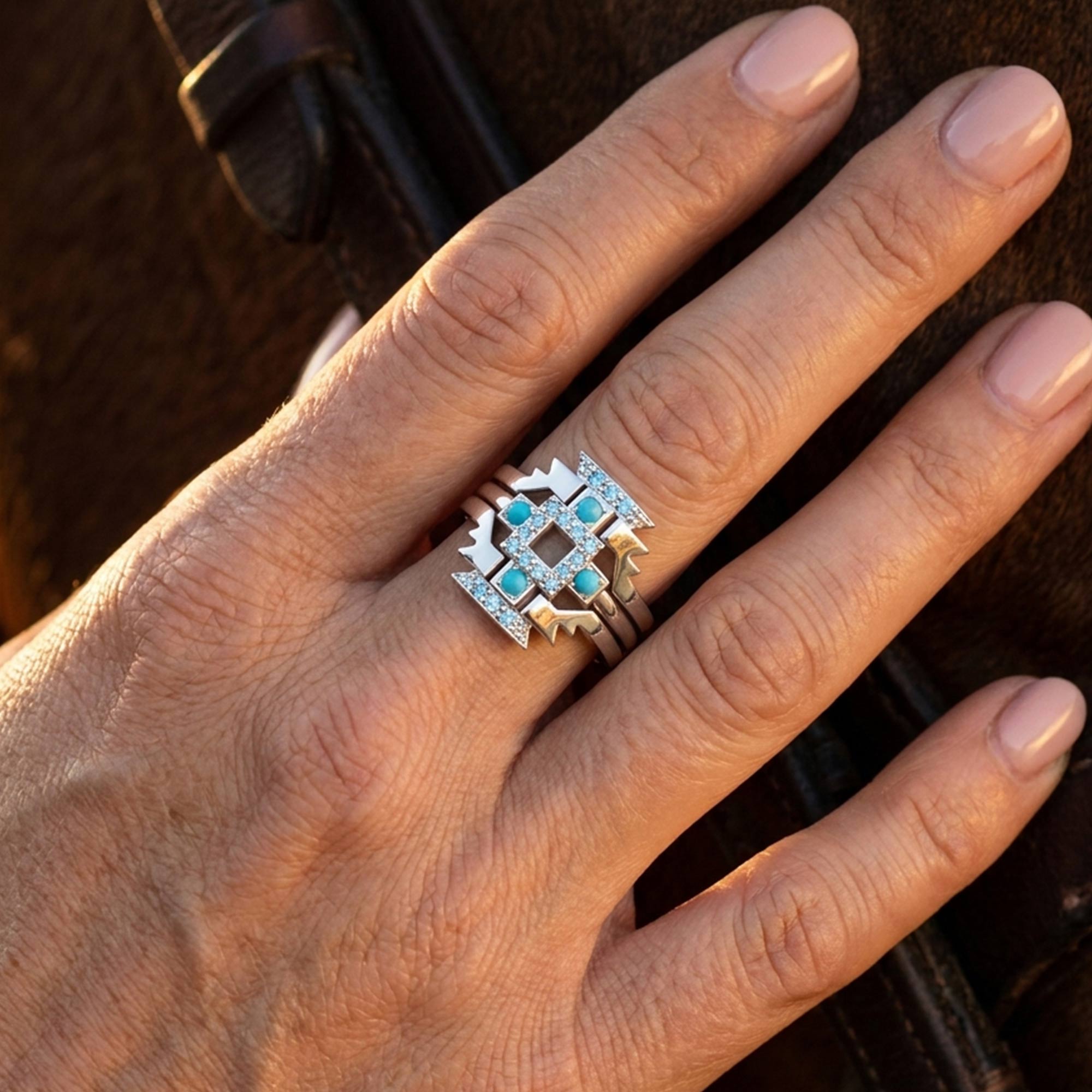 Startrail Geometry Ring