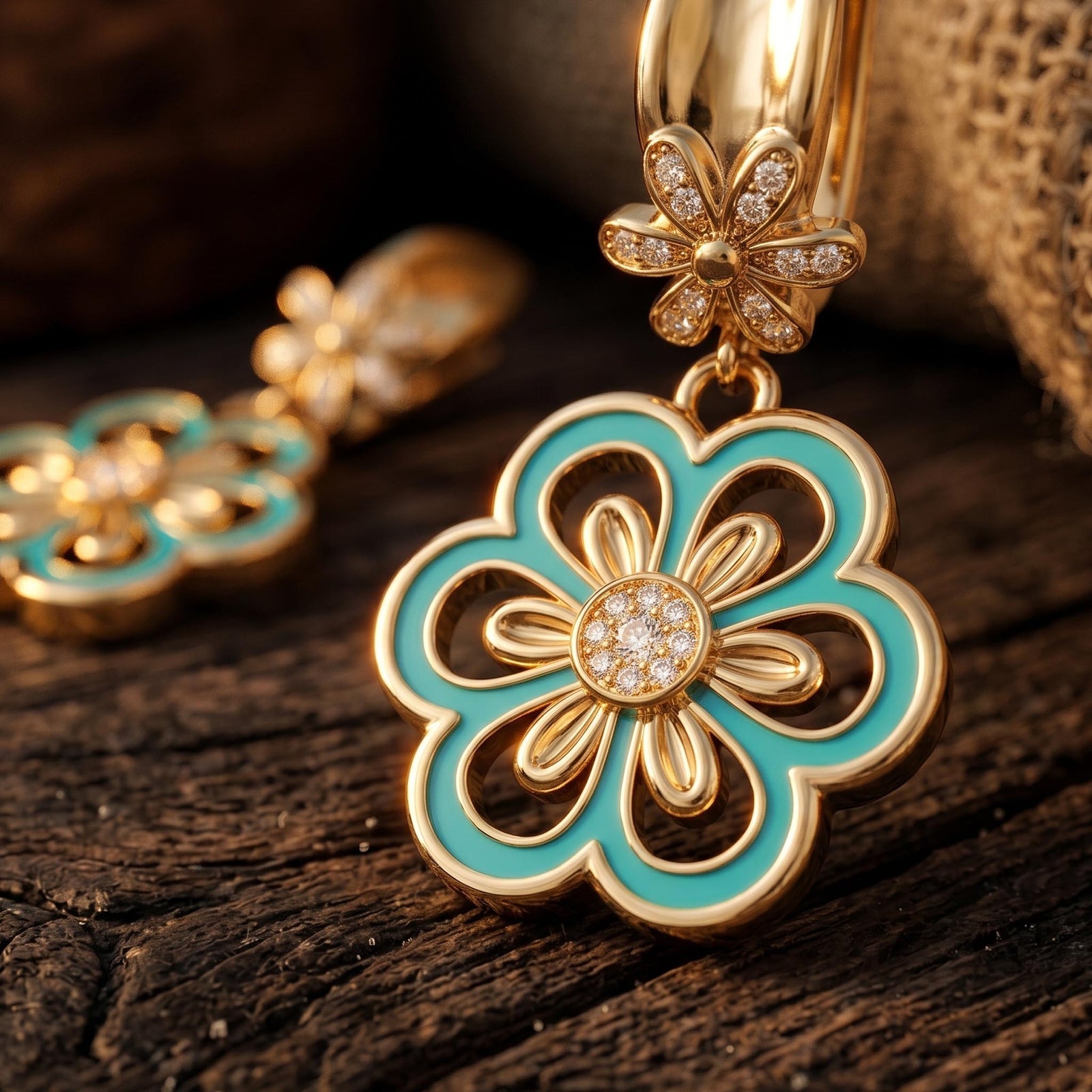 Sunlit Petal Earrings
