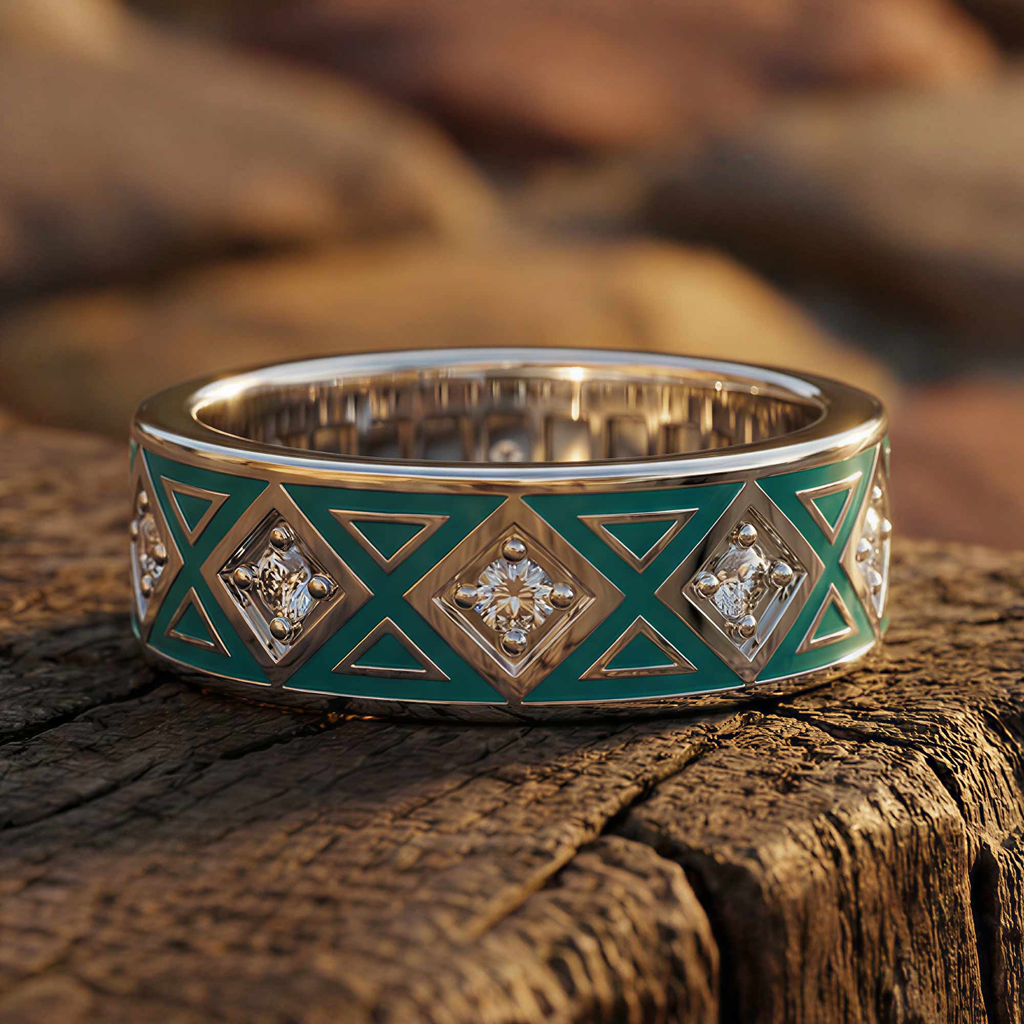 Totem Gleam Ring - Moissanite