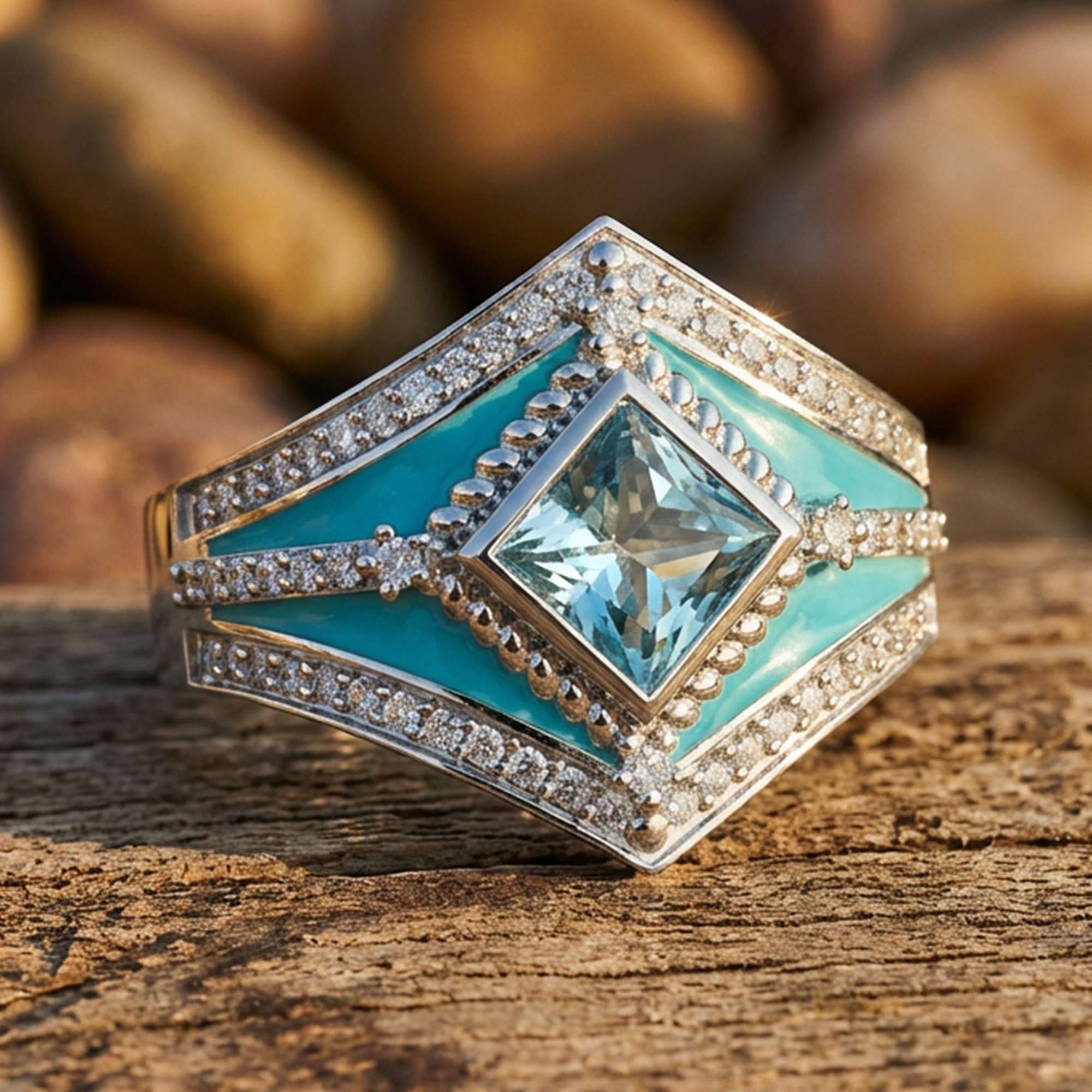 Wild Heart Ring - Aquamarine