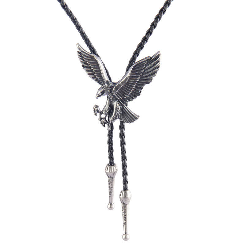 Clearance: Flying Eagle Animal Western Bolo Tie