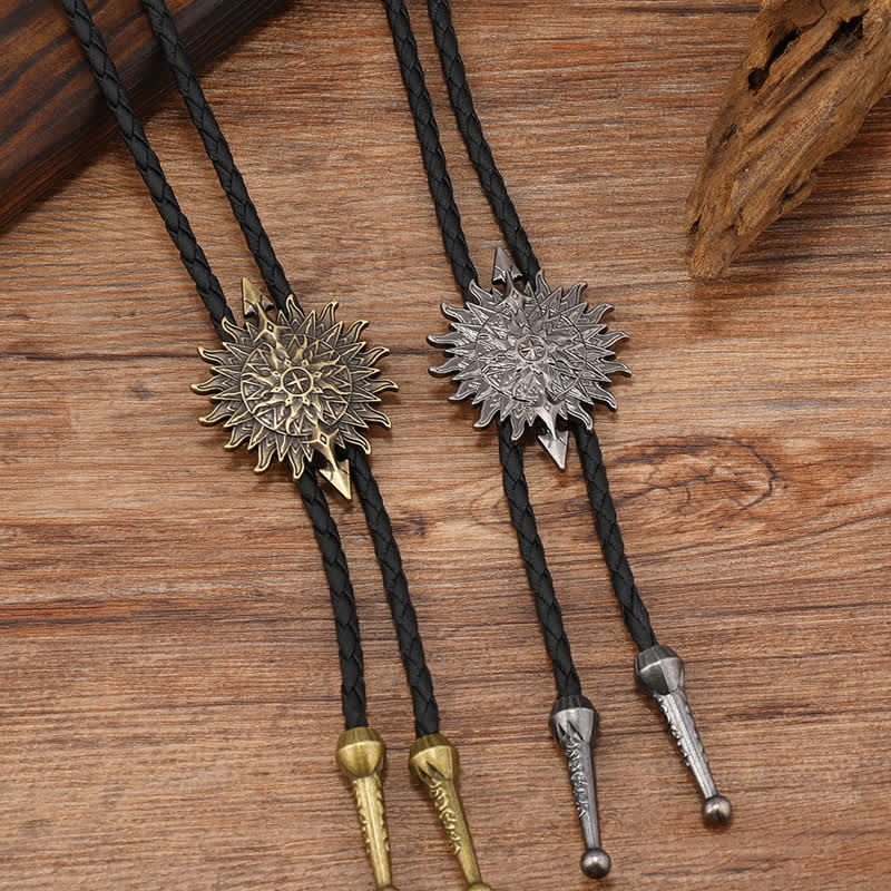 Clearance: Vintage Sunflower Arrow Design Bolo Tie