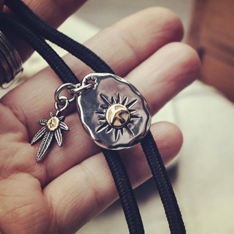 Retro Indian Totem Rotating Eagle Bolo Tie