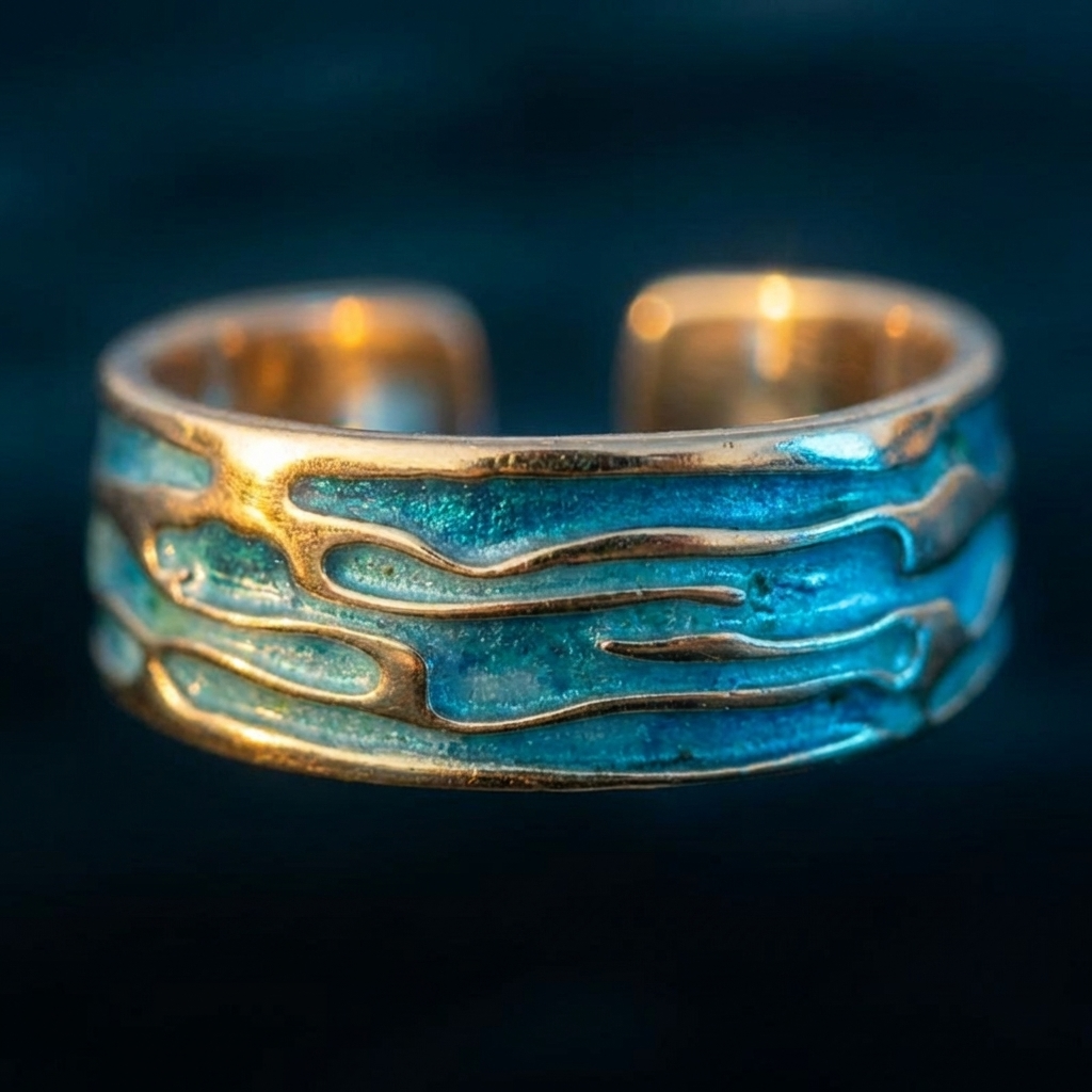 Ocean Lines Ring