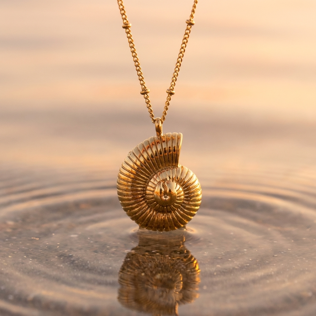 The Golden Shell Necklace