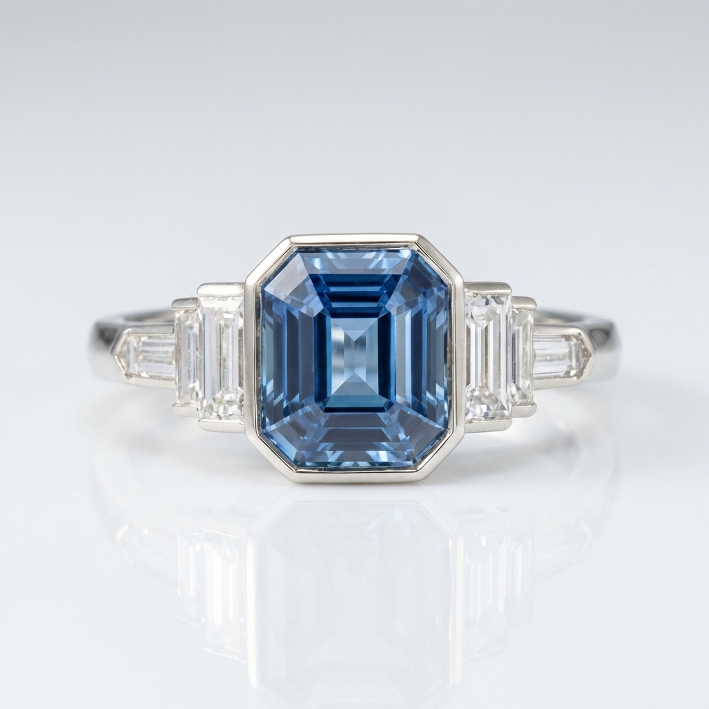 Blue Fortress Ring