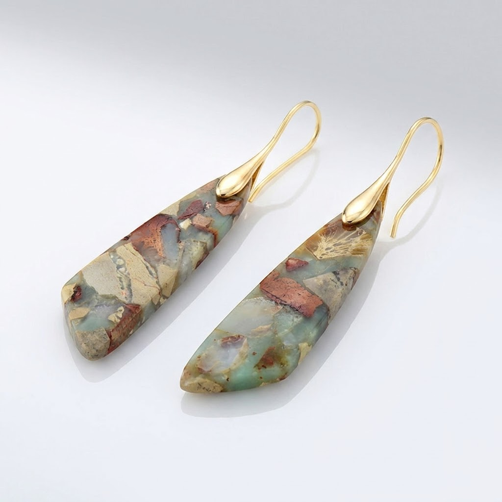 Mosaic Drop Earrings