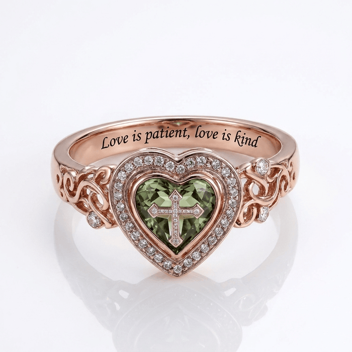 LOVE IS PATIENT & KIND RING
