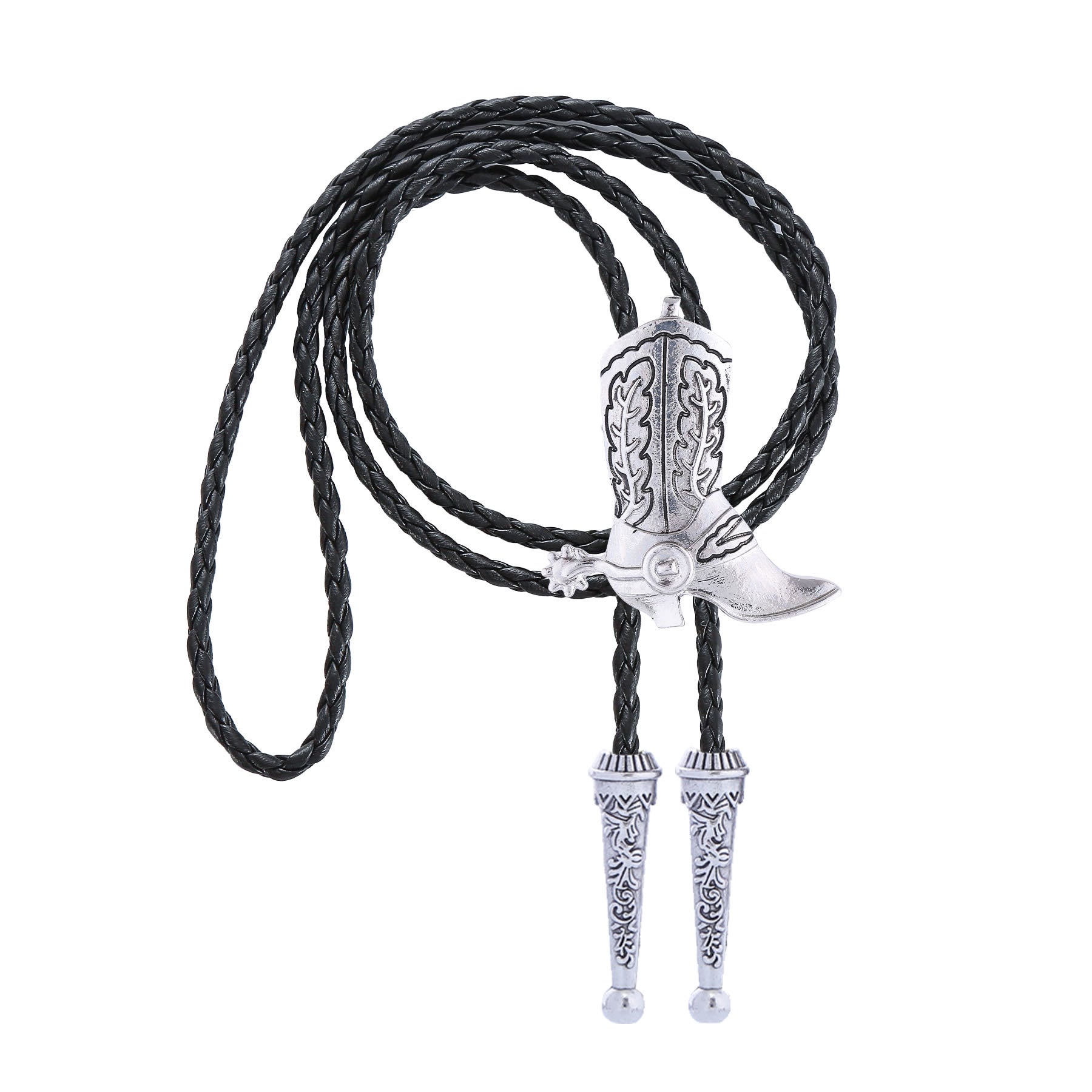 Western Vintage Cowboy Boot Bolo Tie