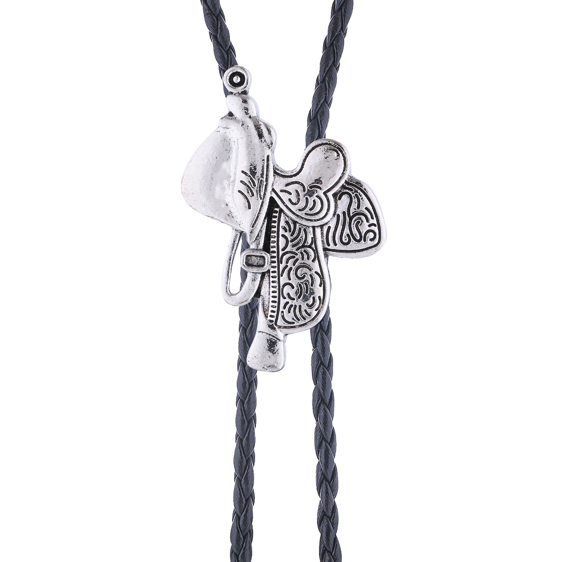 Vintage Horse Saddle Bolo Tie
