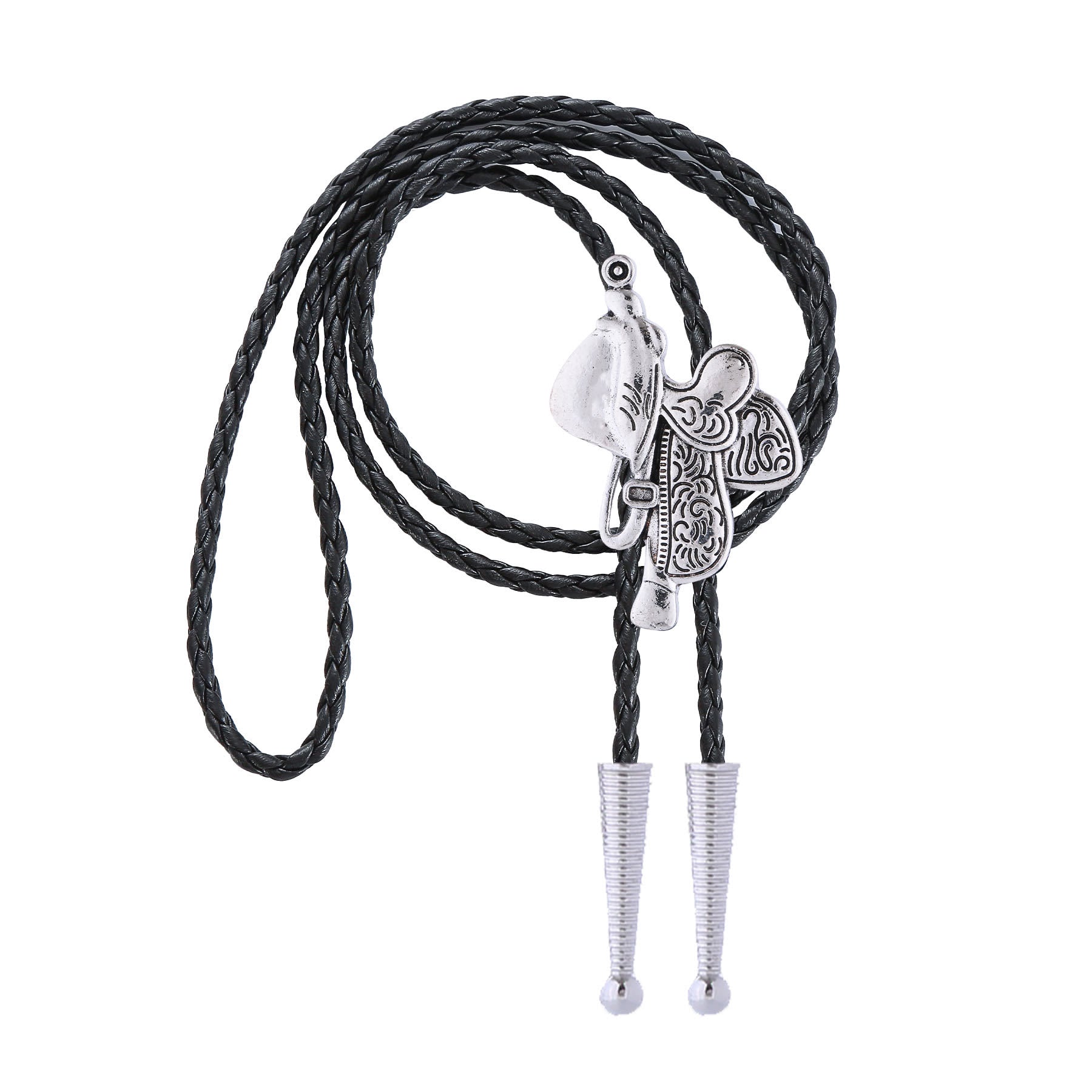 Vintage Horse Saddle Bolo Tie
