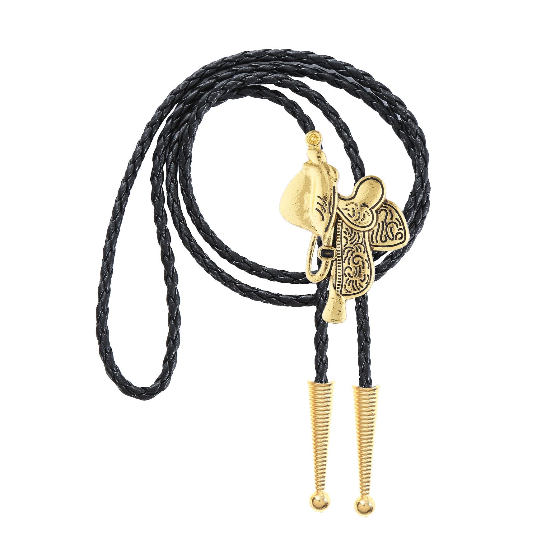 Vintage Horse Saddle Bolo Tie