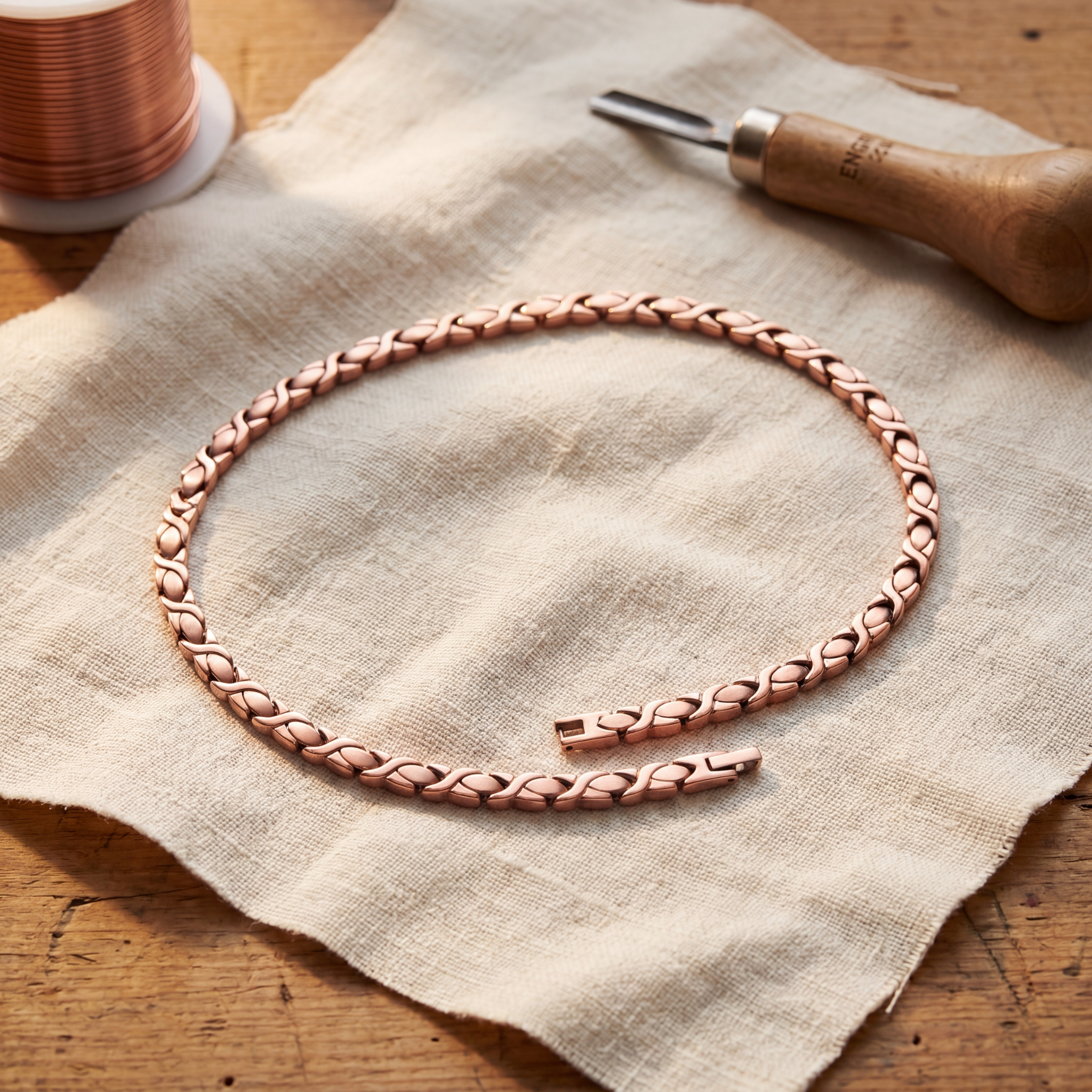 Copper Jewelry Cedar Copper Necklace