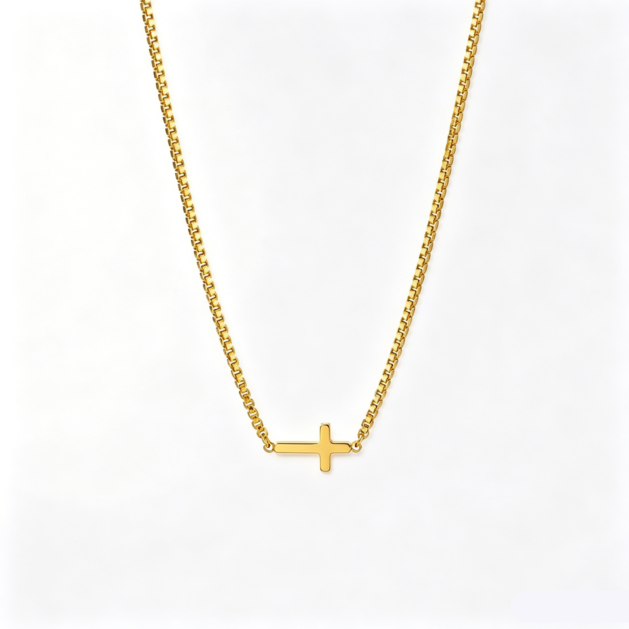 Dainty trendy small titanium steel cross jewelry