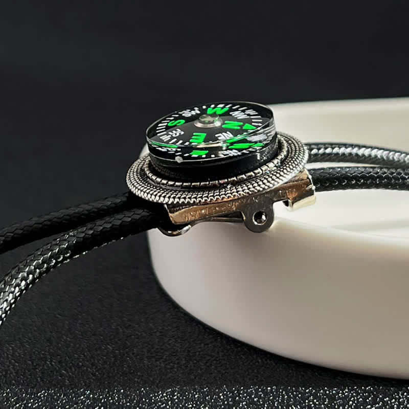 Fashion Compass Style Casual Accessory Bolo Tie
