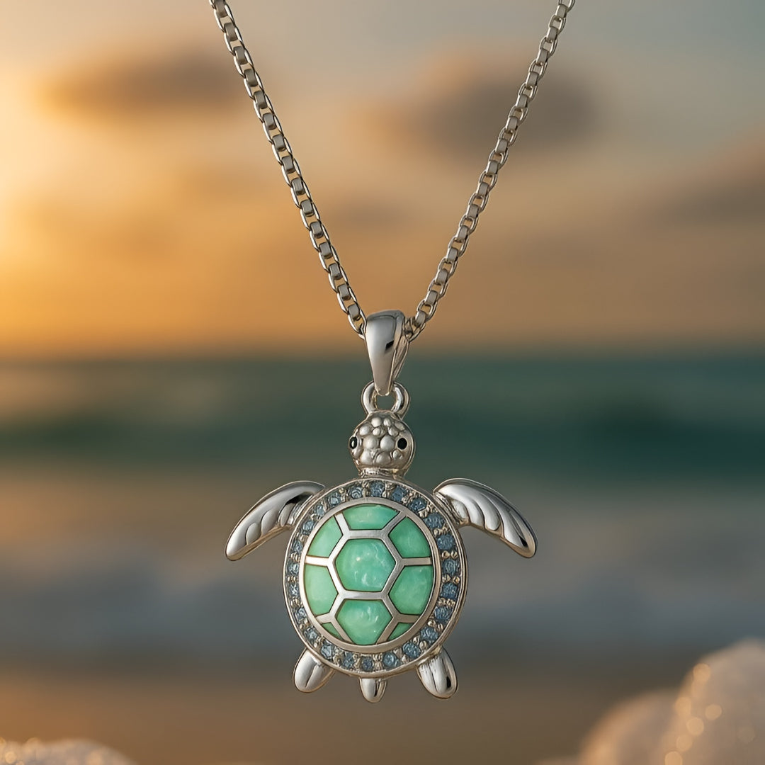 Turtle Wave Necklace