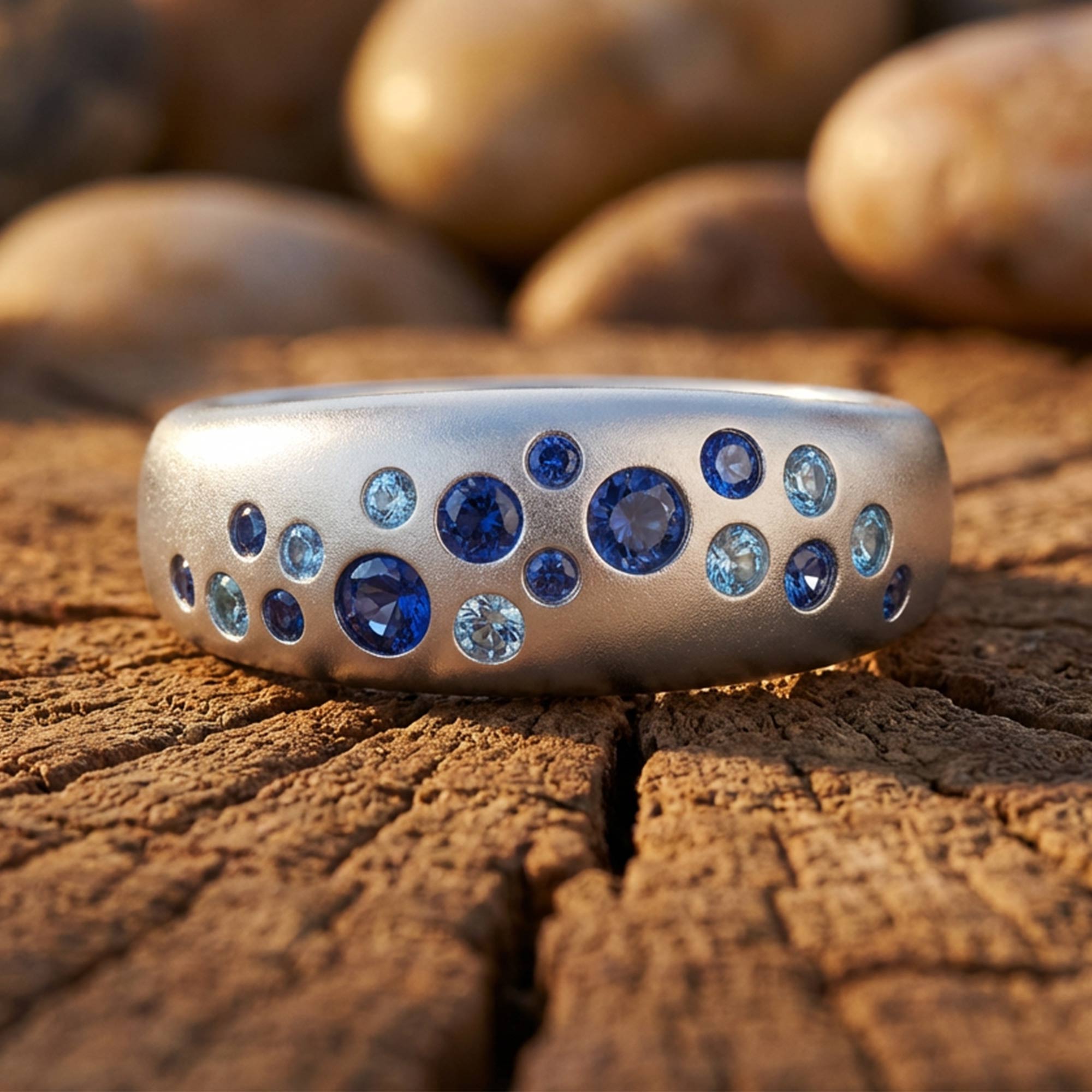 Seafoam Symphony Ring