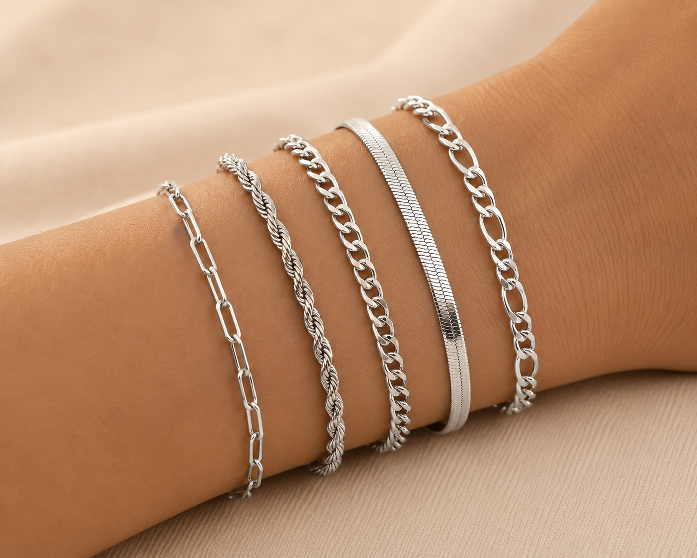 Gold Bracelet Set