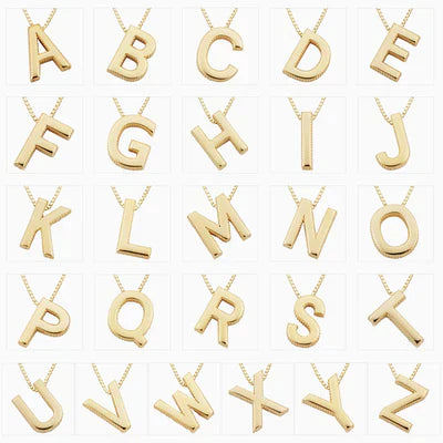 Gold Initial Necklace