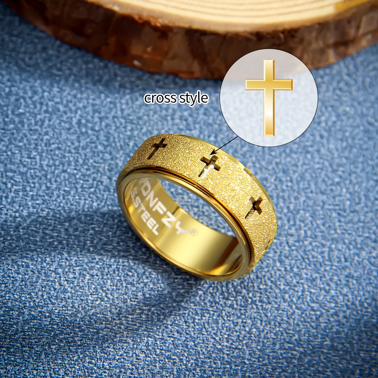 Rotating Cross Stress-Relieving Ring