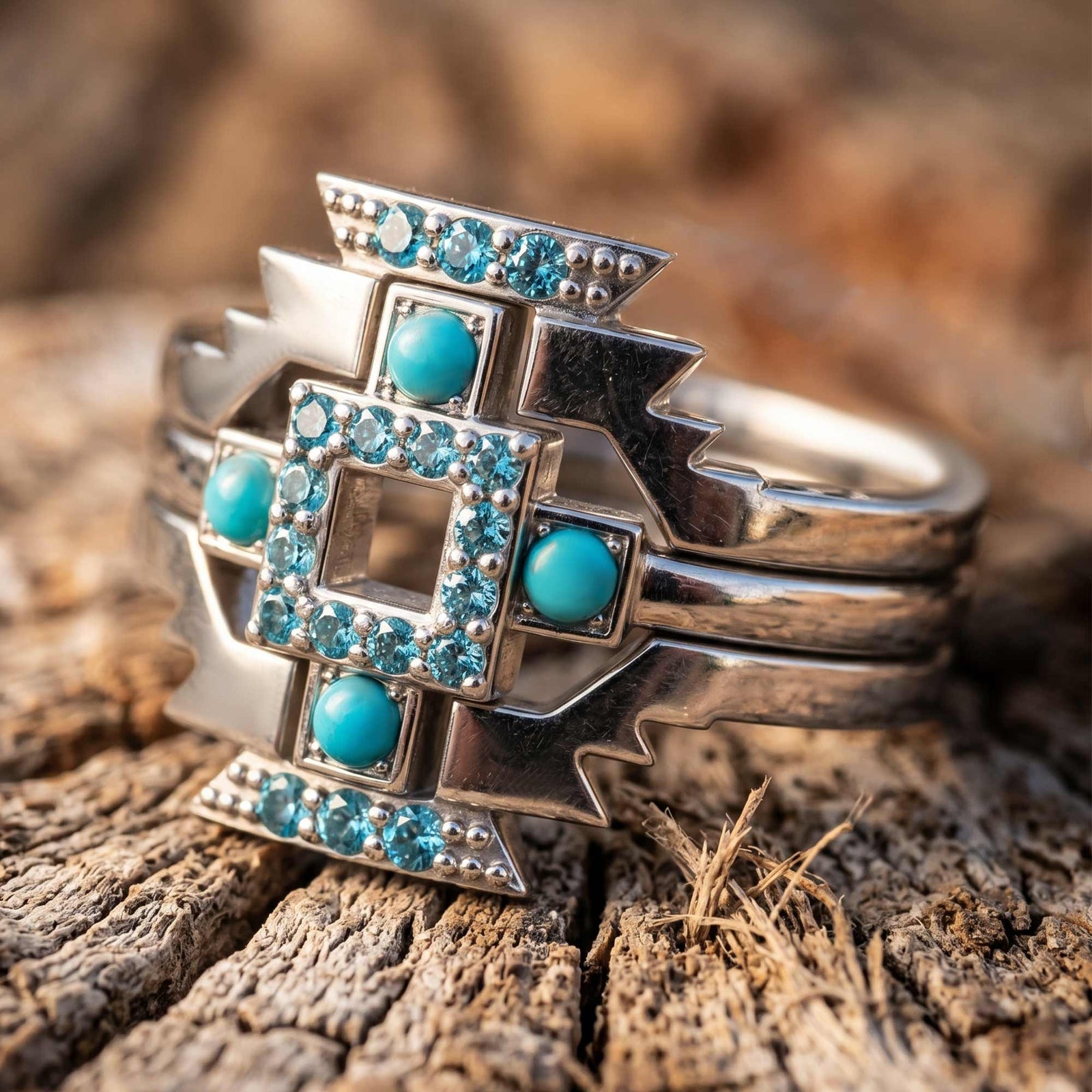 Startrail Geometry Ring