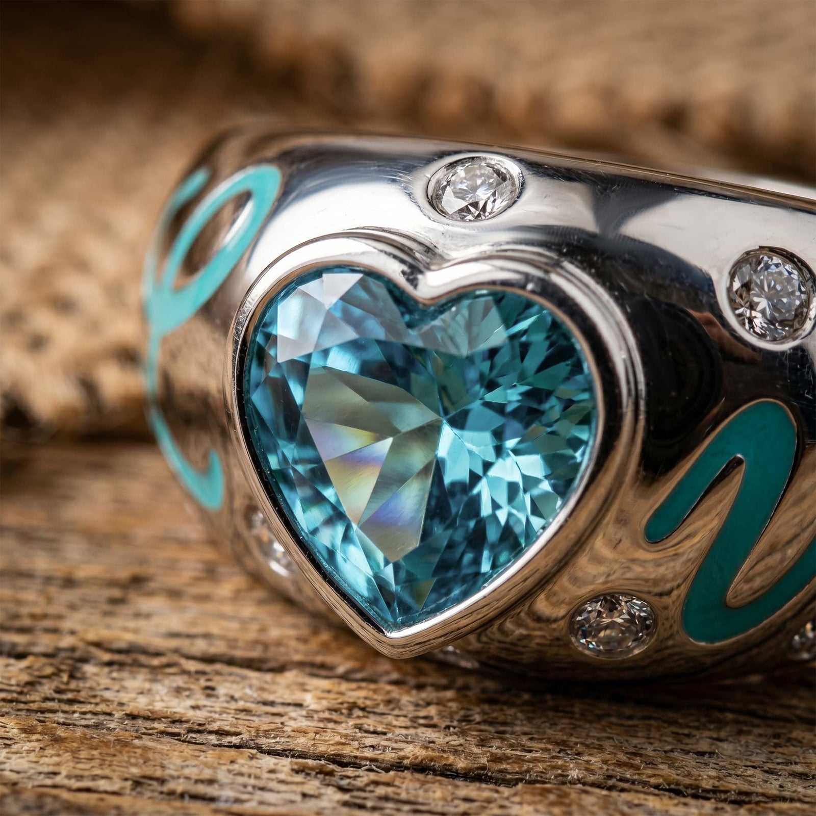 Promise Love Ring - Aquamarine