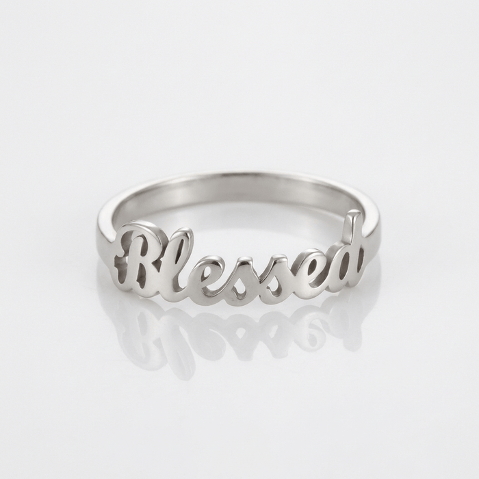 SILVER BLESSED RING