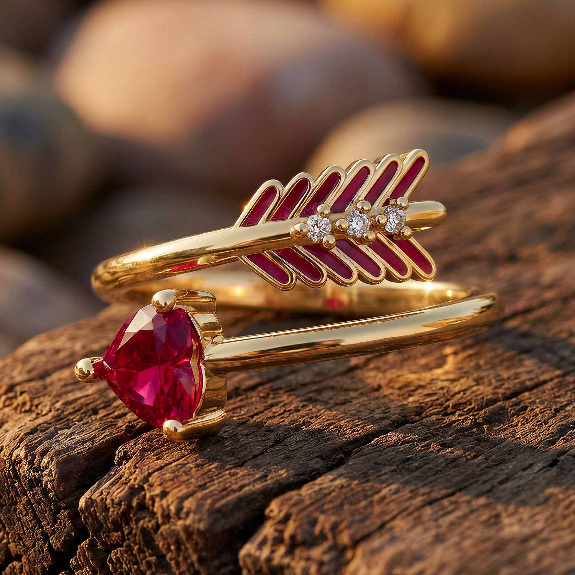 Arrow's Path Ring - Ruby