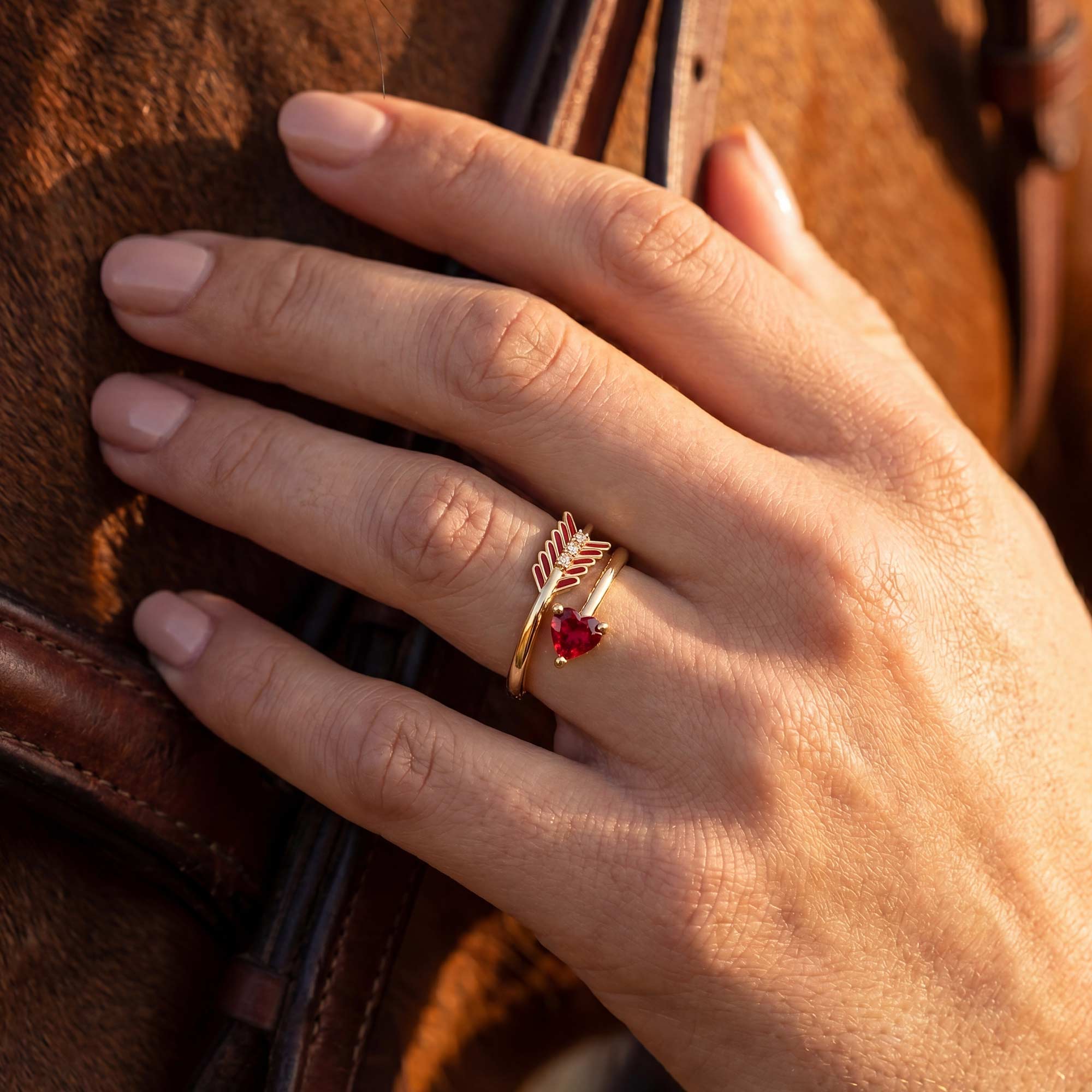 Arrow's Path Ring - Ruby