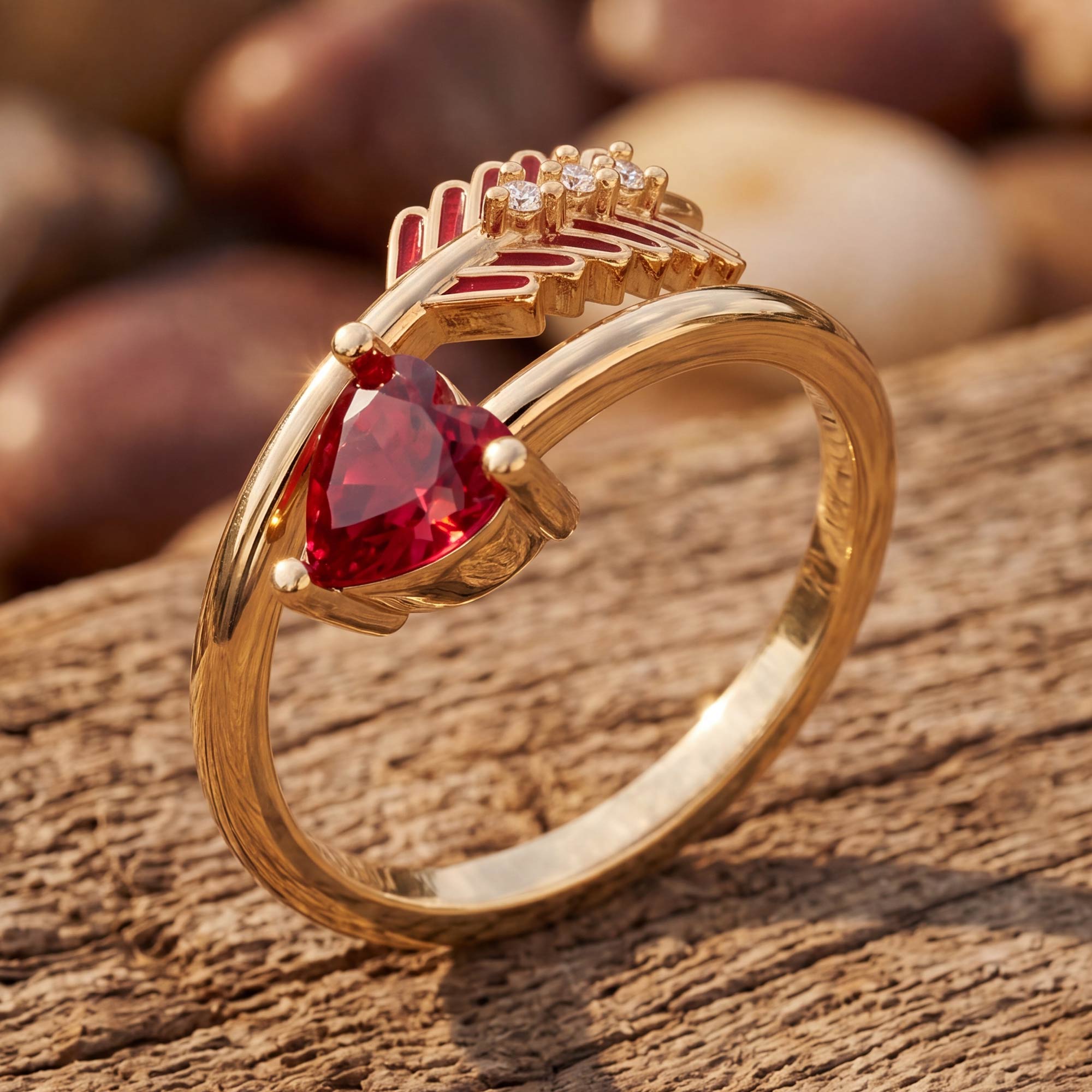 Arrow's Path Ring - Ruby