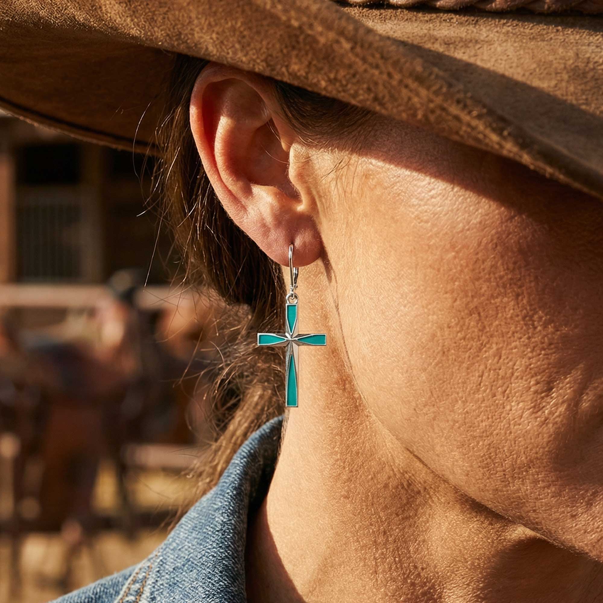 Azure Faith Earrings