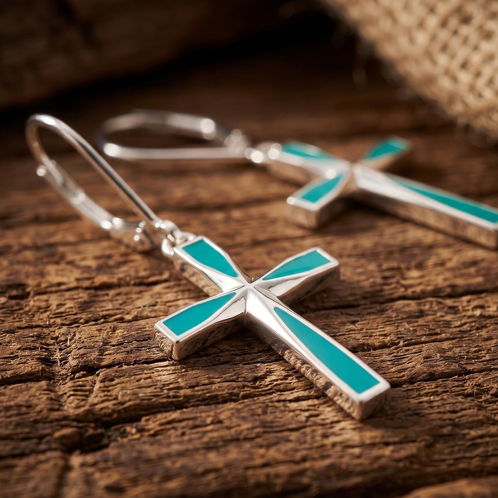 Azure Faith Earrings