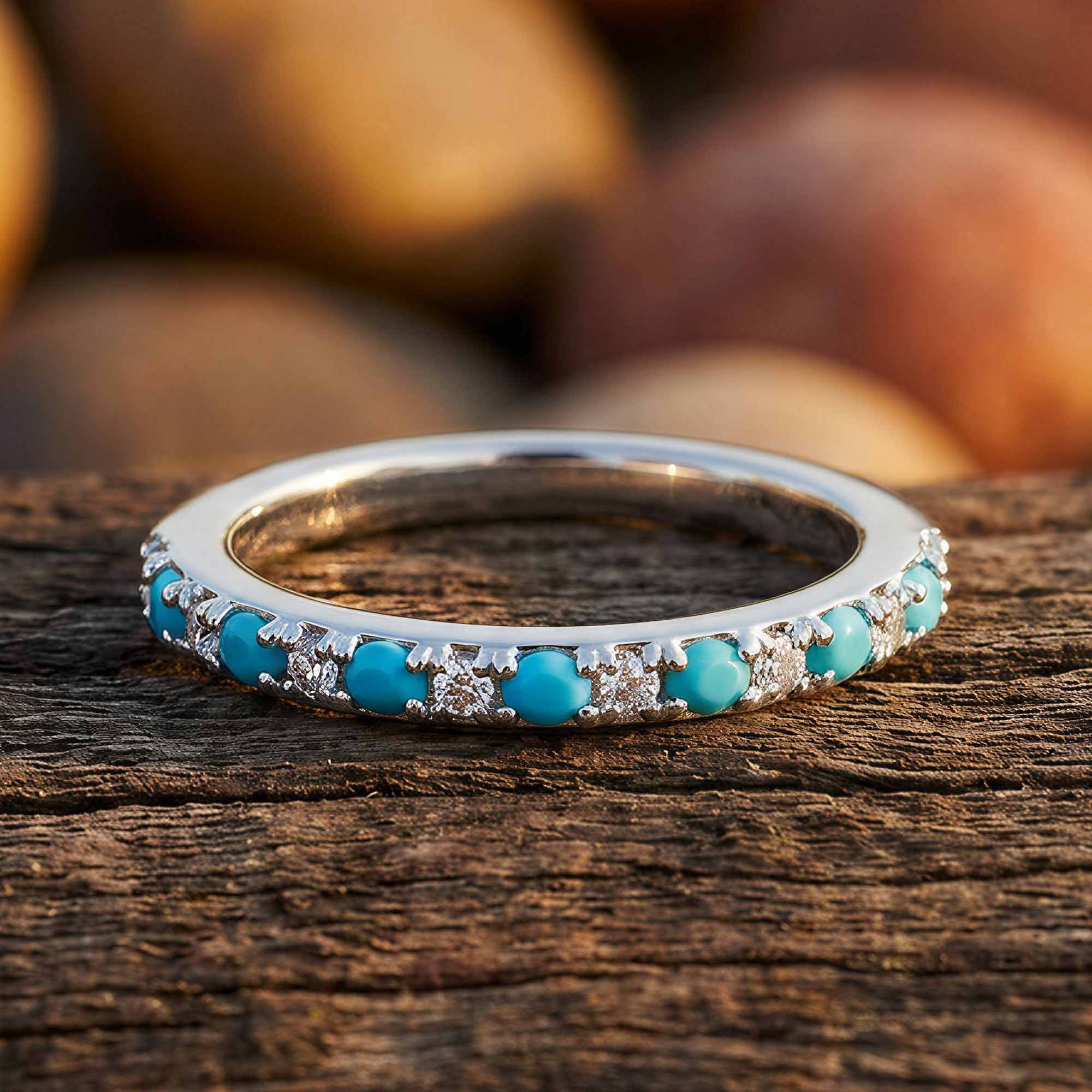 Azure Gleam Ring - Turquoise