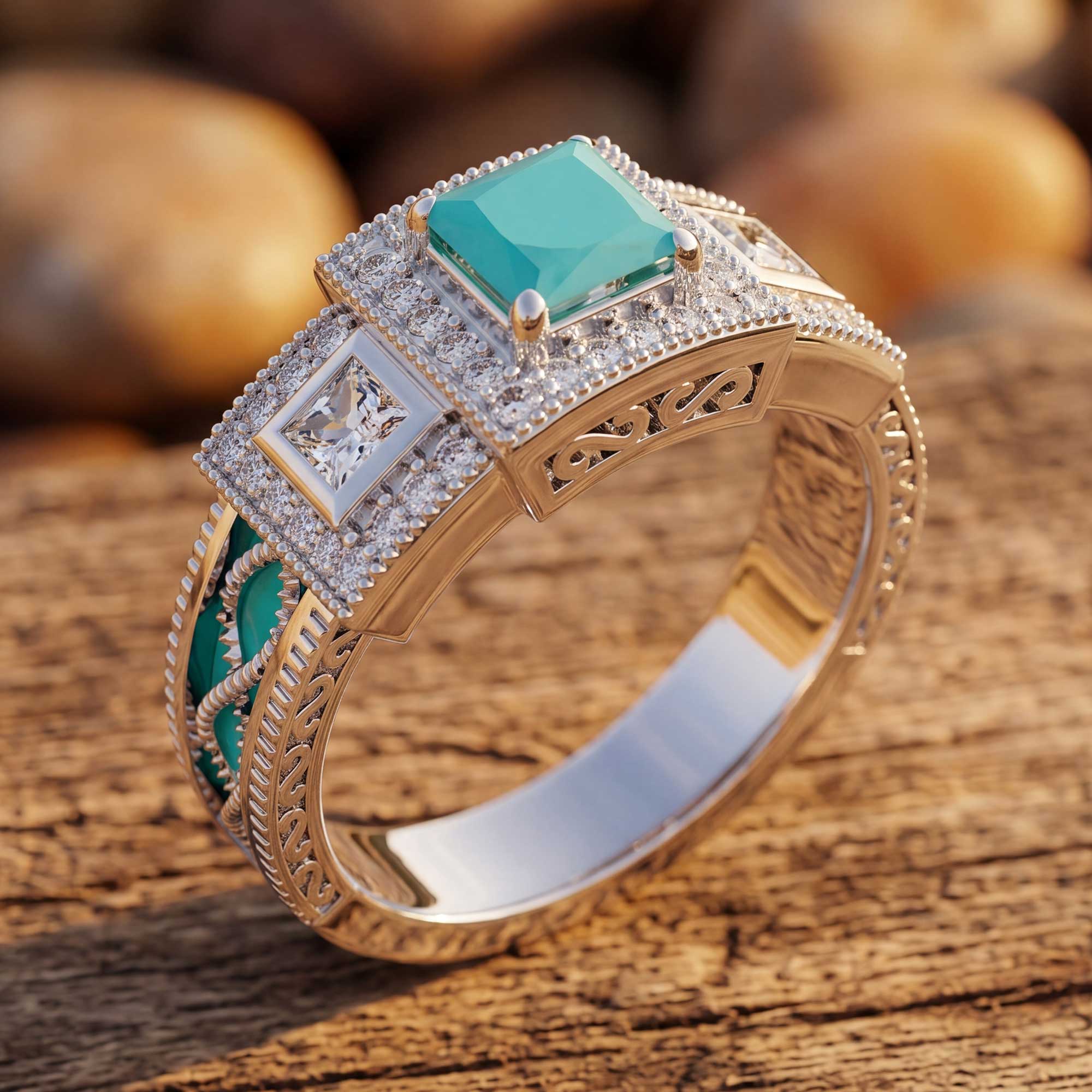 Azure Lighthouse Ring - Turquoise